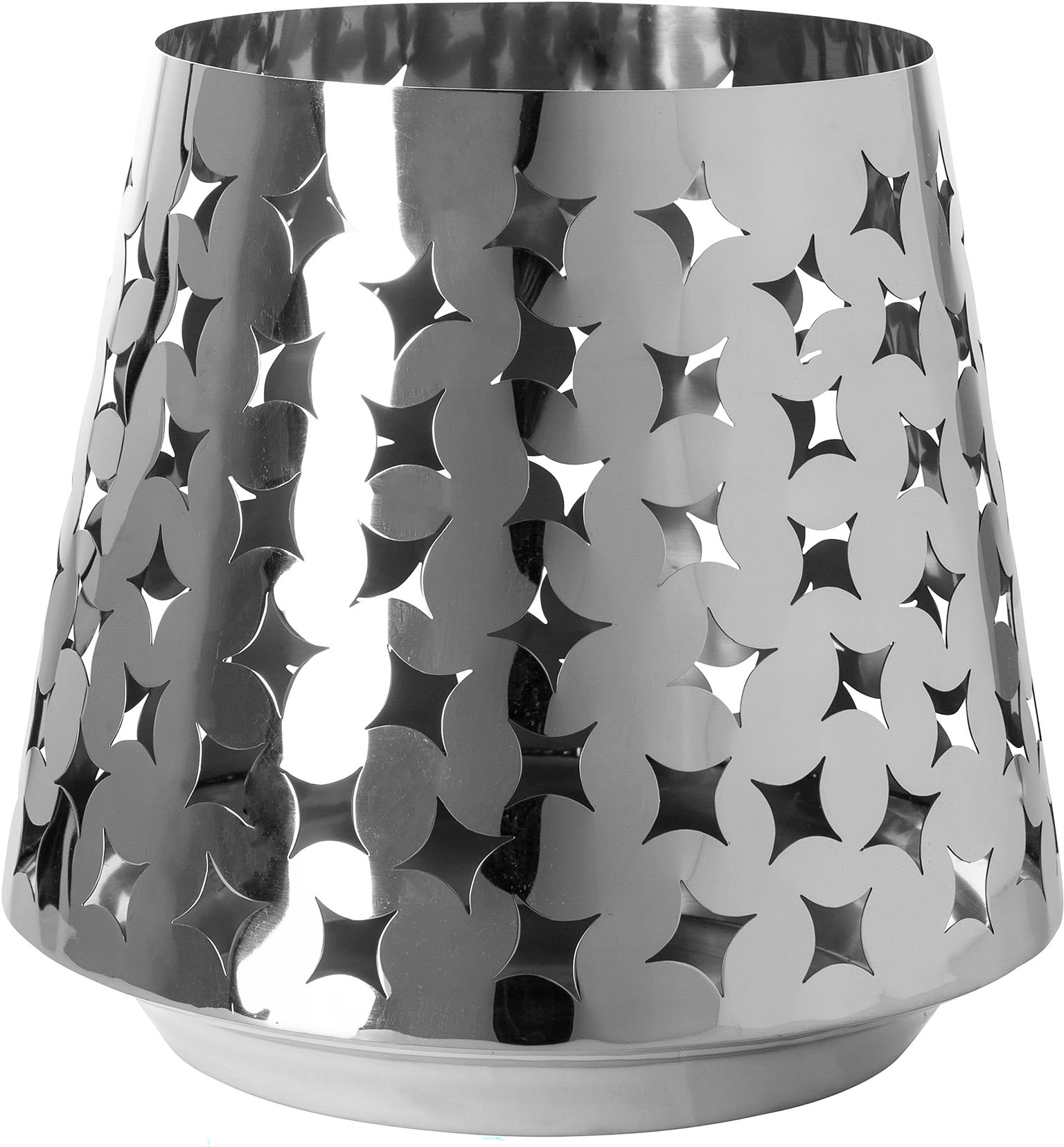 Fink Windlicht »Kerzenhalter LUMA« aus Edelstahl, mit ausgestanzten Cut-Out günstig online kaufen