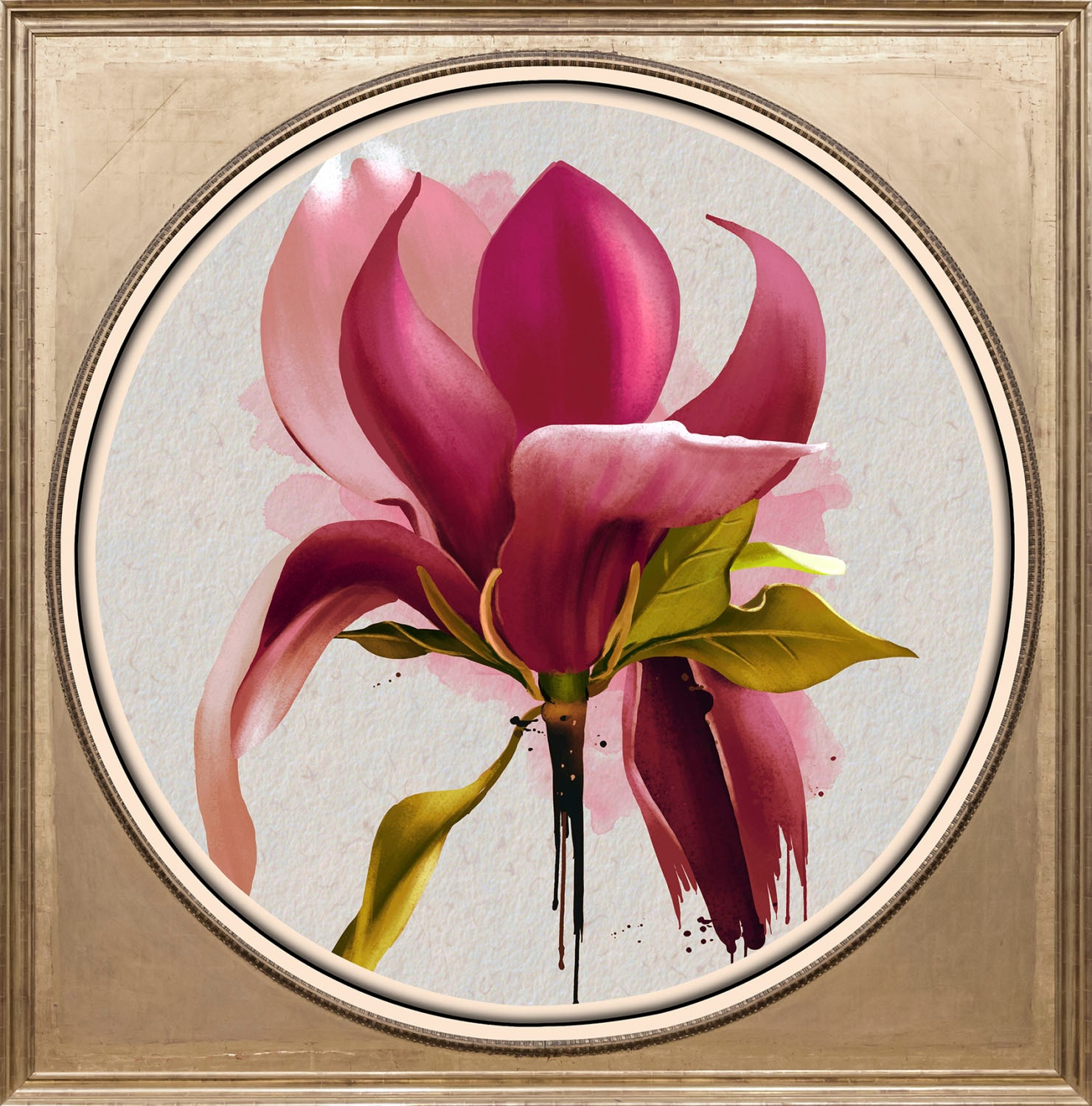 queence Acrylglasbild »Blume«, Blumen-Blumenbilder-Kunst-Pflanzen-Pflanzenb günstig online kaufen