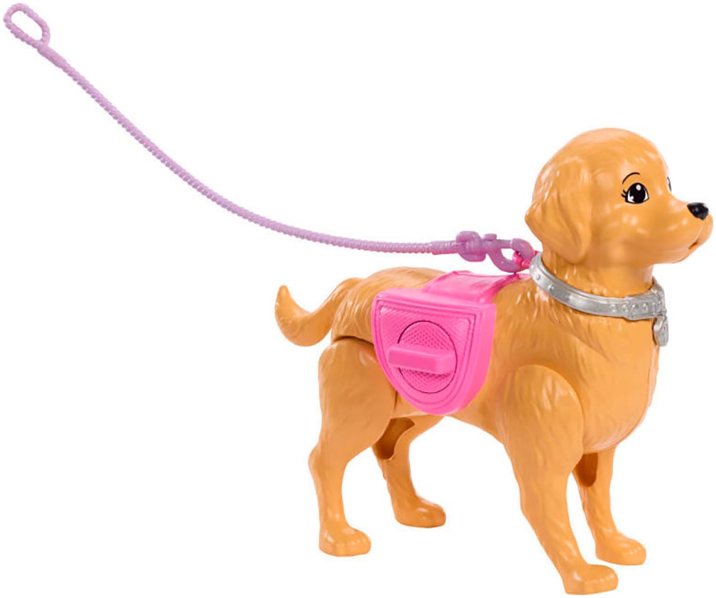 Barbie Anziehpuppe »Barbie Hundespaziergang Spielset« mit Puppe
