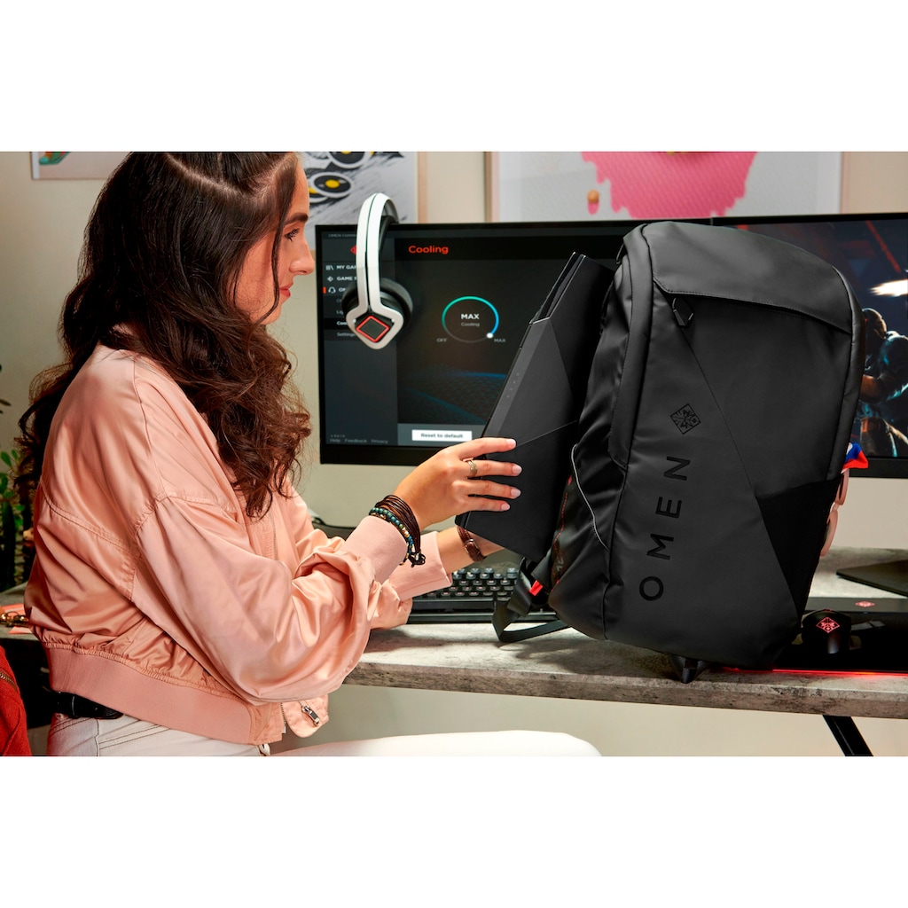 HP Laptoprucksack »OMEN Transceptor 15 Rolltop Backpack«