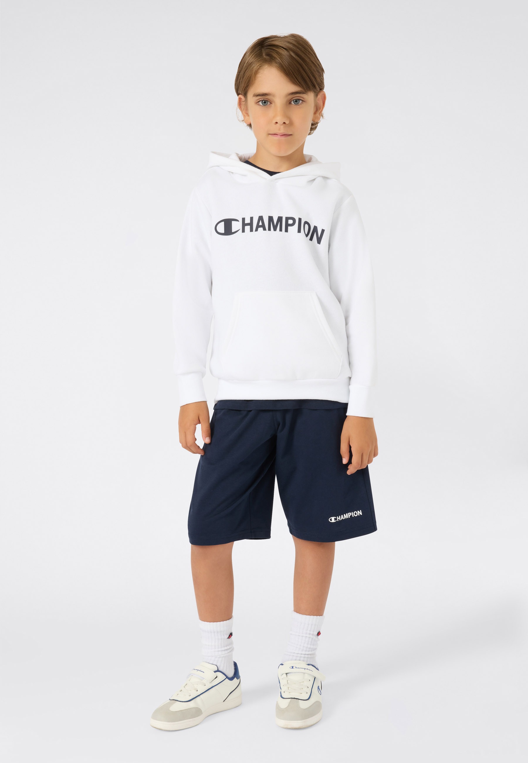 Champion Kapuzensweatshirt »SPORTWEAR HOODIE Standard Fit«, für Kinder und Jugendliche, mit sportlichem Stil, Langarmdesign
