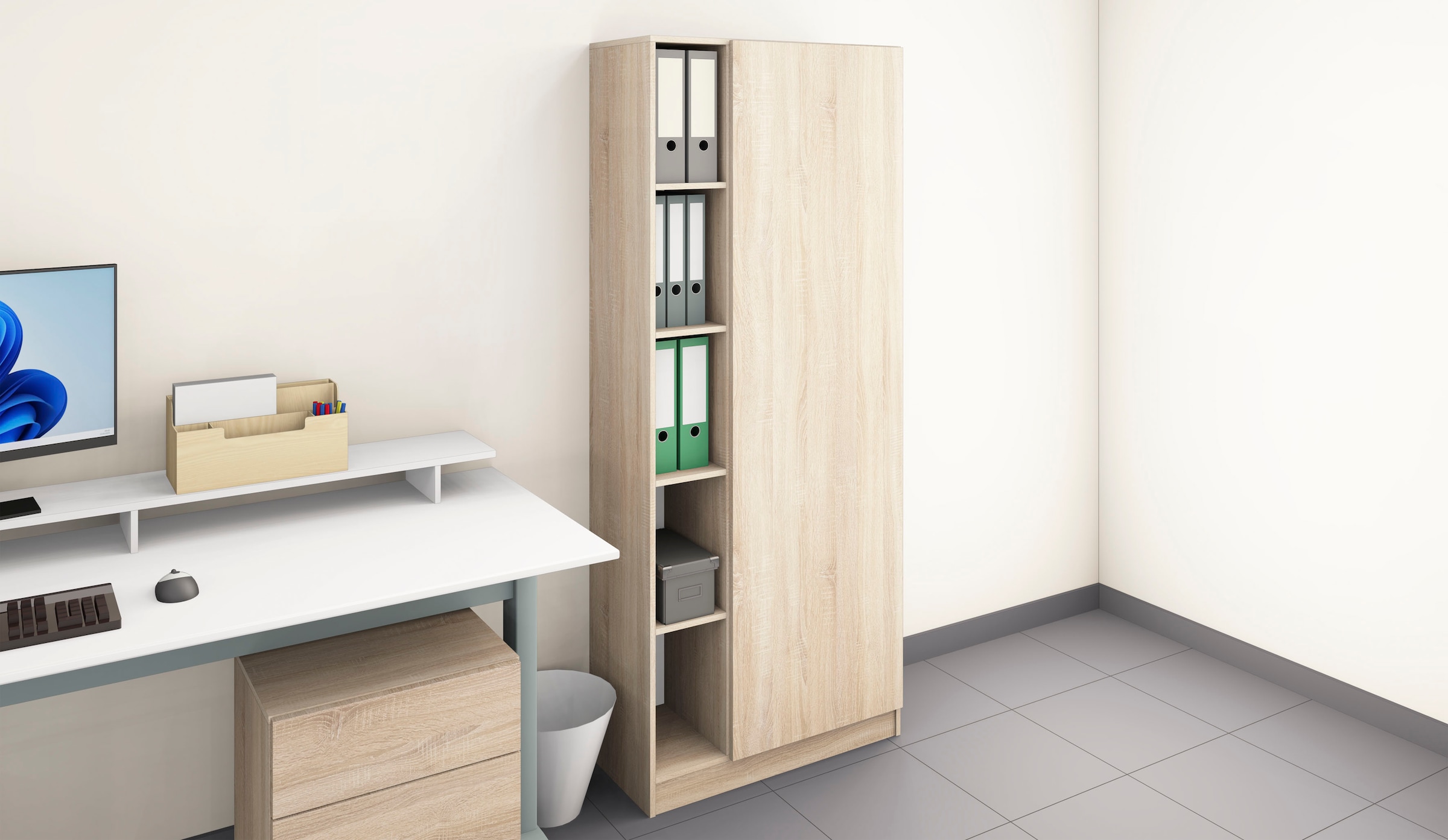 borchardt Möbel Aktenschrank »Vaasa«, moderner Mehrzweckschrank mit Push-to-Open-Funktion