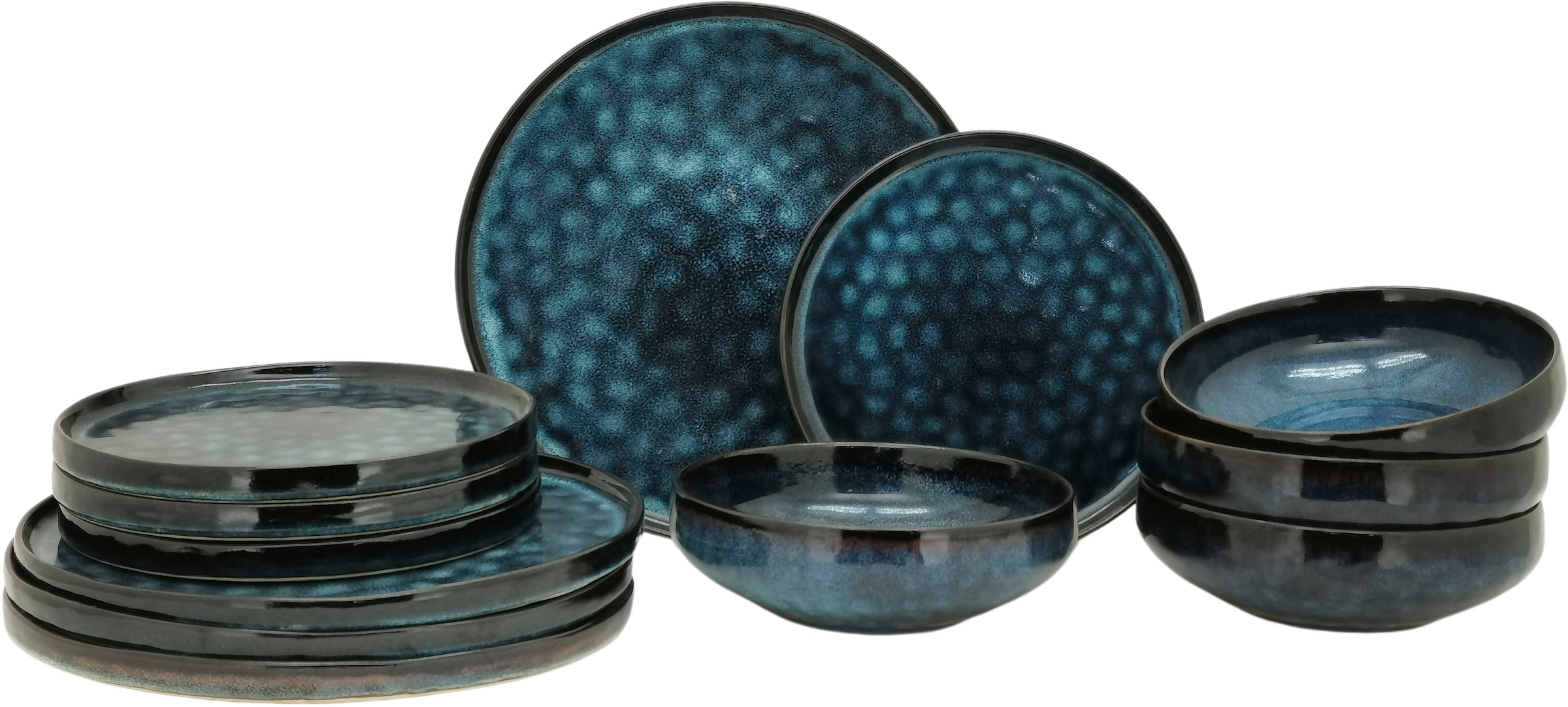 andas Kombiservice »Geschirr-Set Sorlev, mit einzigartigem Muster und Farbv günstig online kaufen