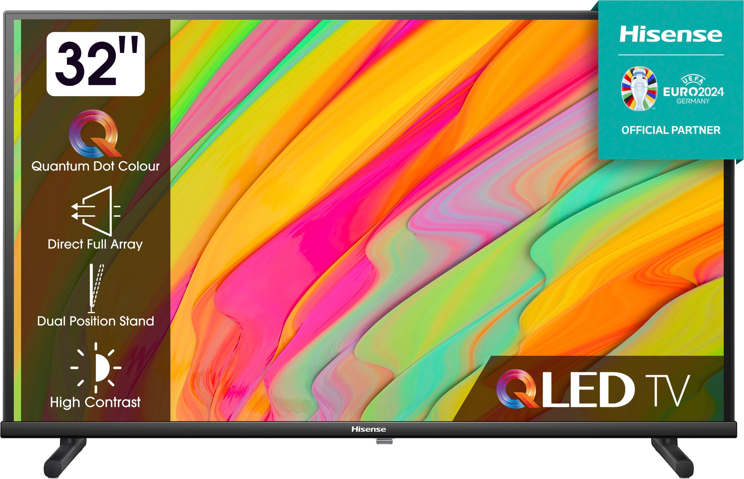 Hisense QLED-Fernseher, 80 Positionierung,VIDAA bestellen cm/32 Full Full QLED,Duale Zoll, HD,Hisense online HD, U6