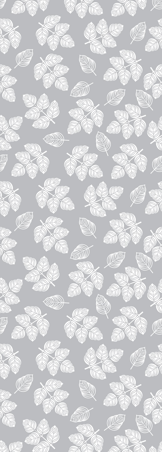 queence Vinyltapete »Blätter grau-weiß«, natürlich, Selbstklebende Tapete 9 günstig online kaufen