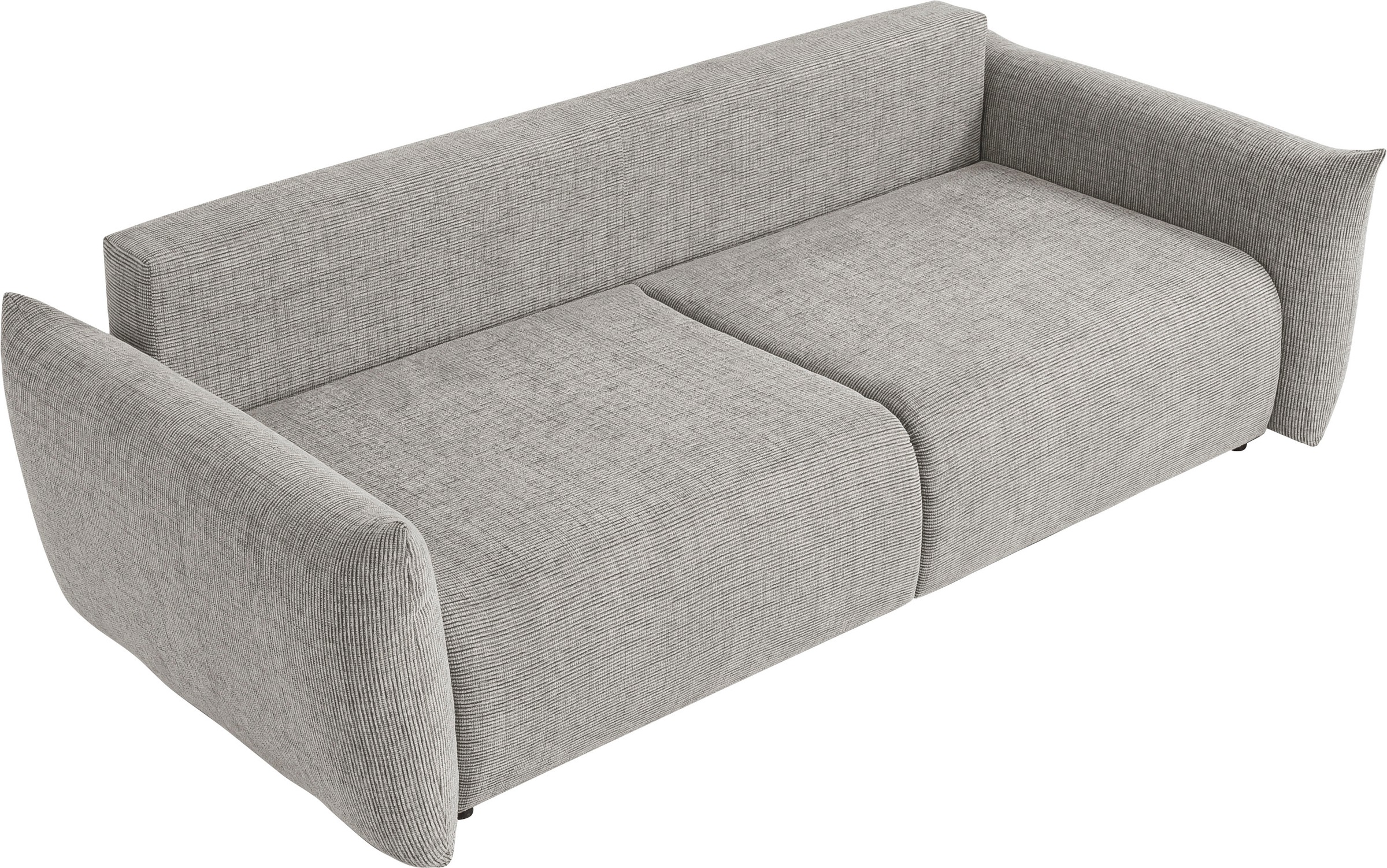 INOSIGN 3-Sitzer »MAVAS Schlafsofa mit Bettkasten«, ca.240/108cm (Liegefläche 212/145 cm), Cord, Chenille, Struktur