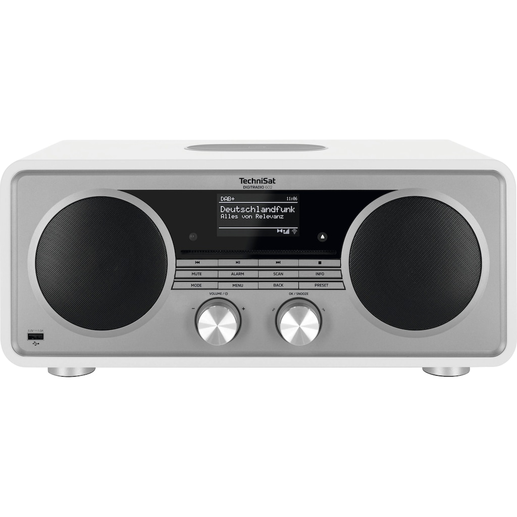 TechniSat Internet-Radio »DIGITRADIO 602«, (Bluetooth-WLAN Digitalradio (DAB+)-UKW mit RDS 70 W)