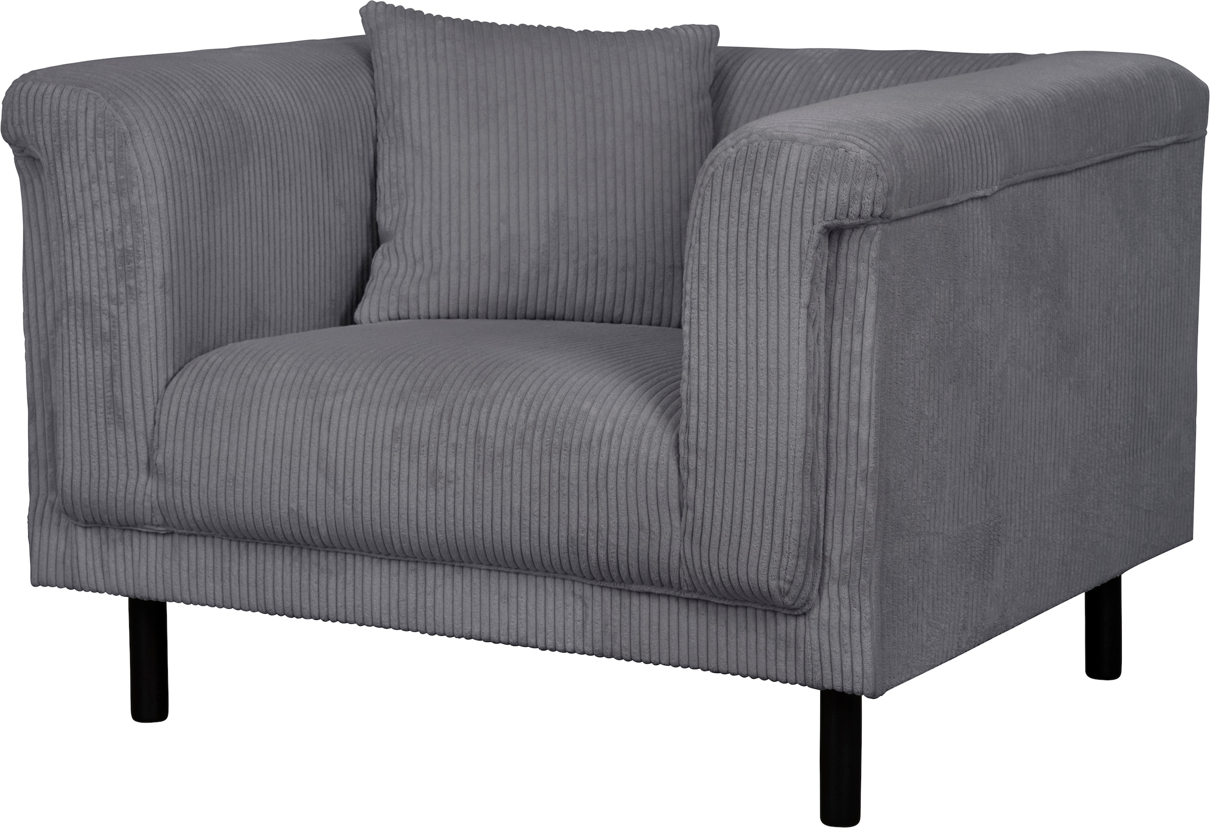INOSIGN Sessel »AGNIA  B/T/H: 100/85/71 cm«, incl. Zierkissen, auch in Cord und Bouclé