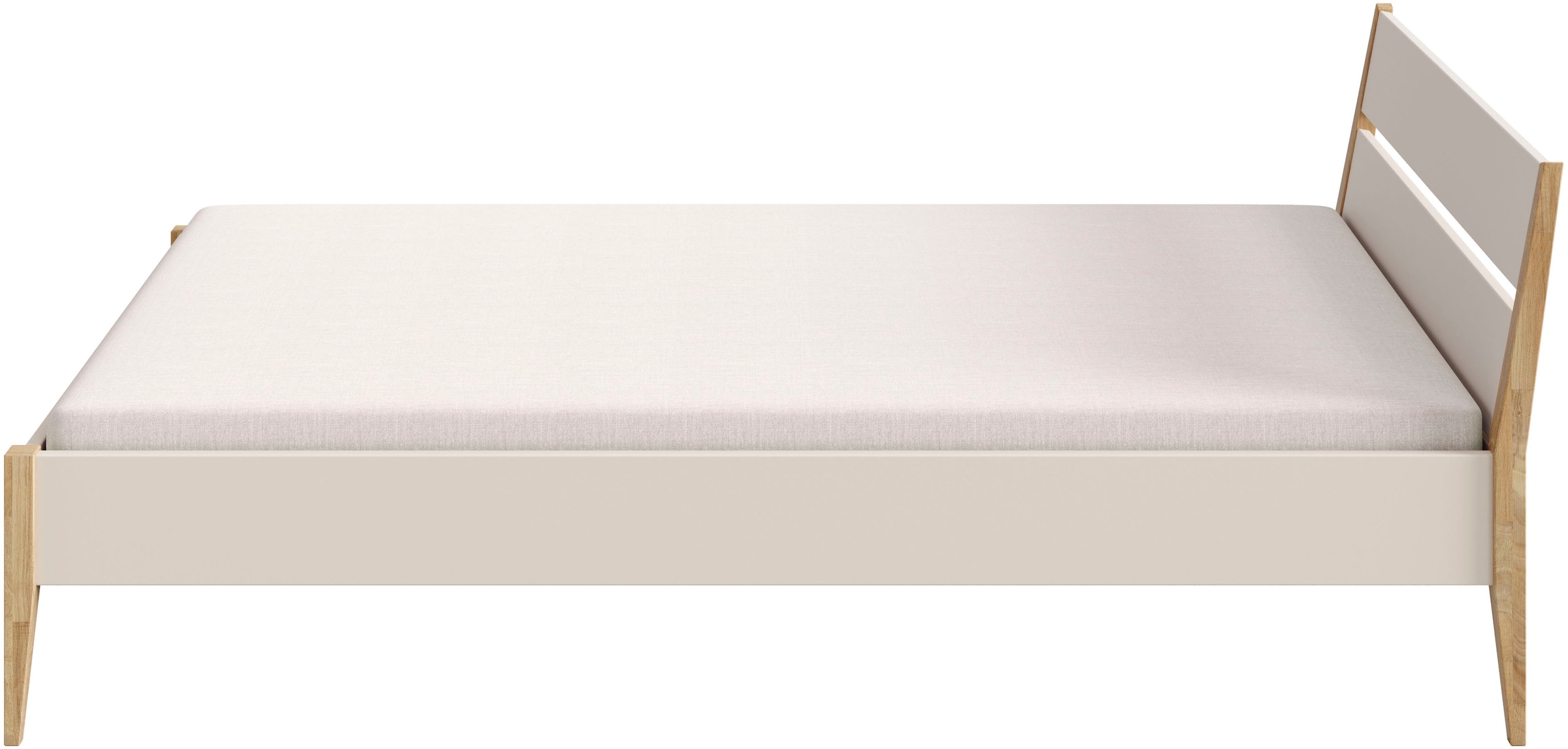 PAIDI Kinderbett »STIENE in verschiedenen Größen und Farben« 90/120/140x200cm - Beige, Grau, Eiche massiv,  Jugendbett mit Massivholz, pflegeleicht, langlebig, Jugendliege