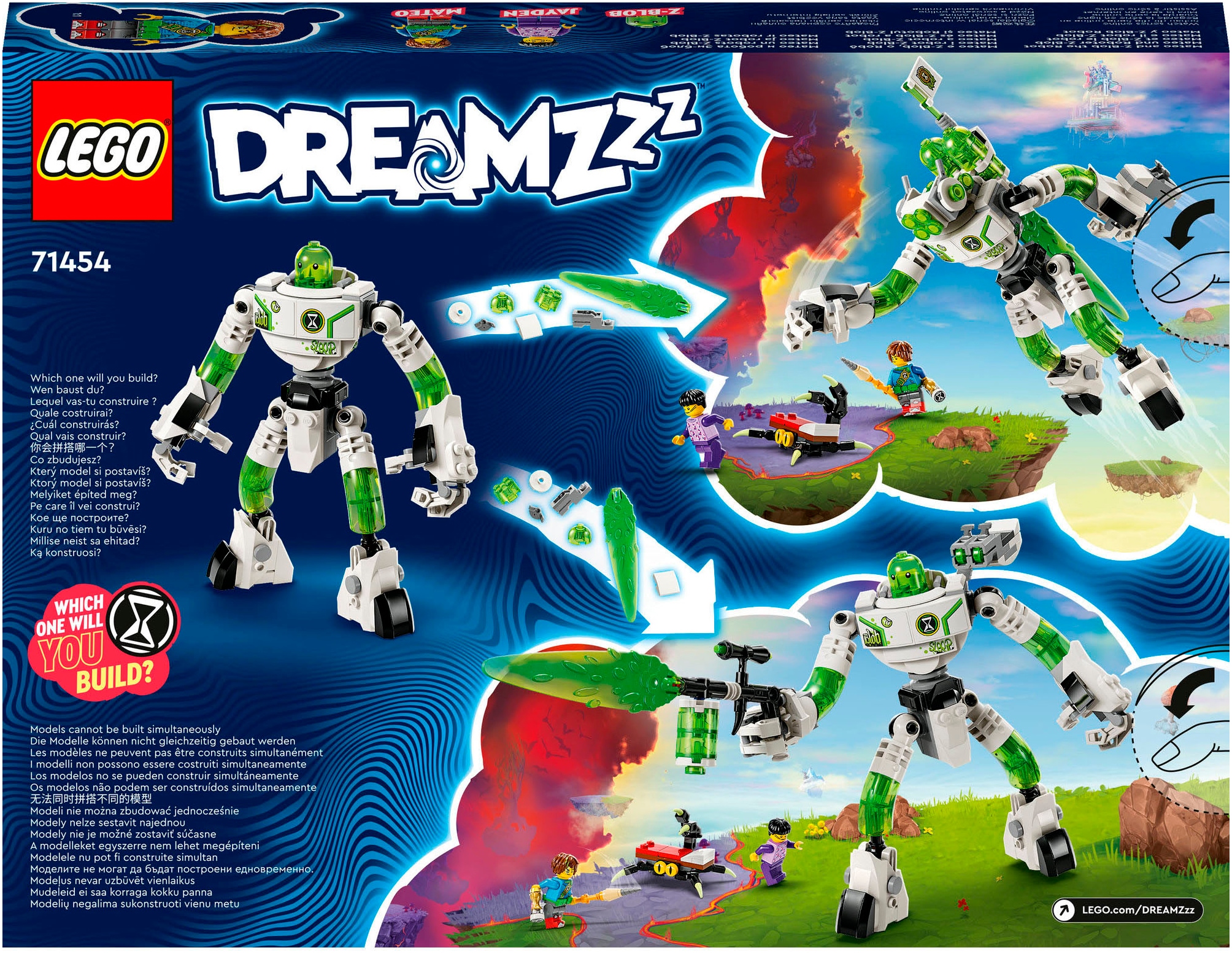 7. Bild von LEGO® Konstruktionsspielsteine »Mateo und Roboter Z-Blob (71454), LEGO® DREAMZzz™«, (237 St.), Made in Europe
