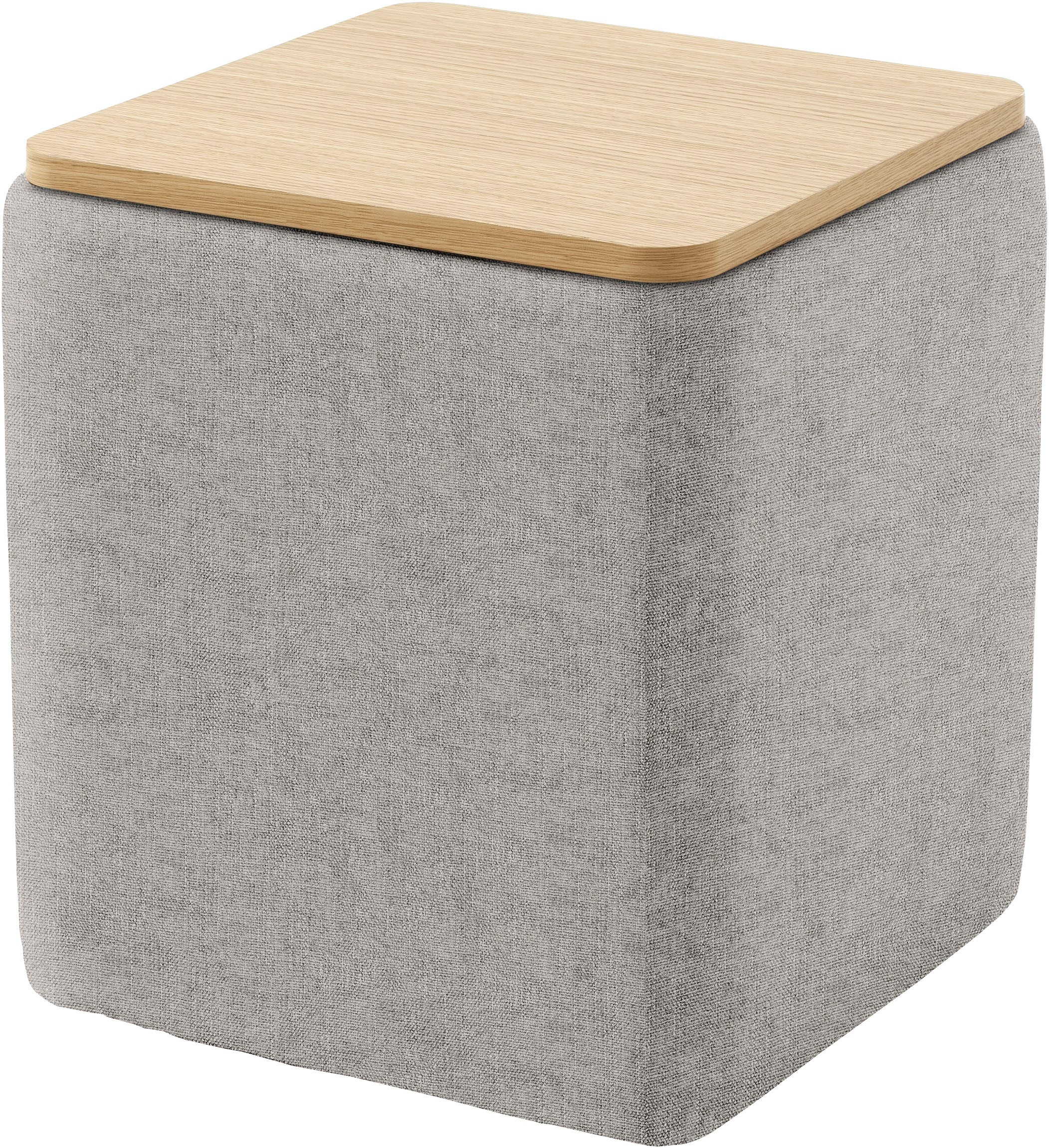 Home affaire Stauraumhocker »Kyro, Stauraum mit Tischplatte Eiche, Breite 4 günstig online kaufen