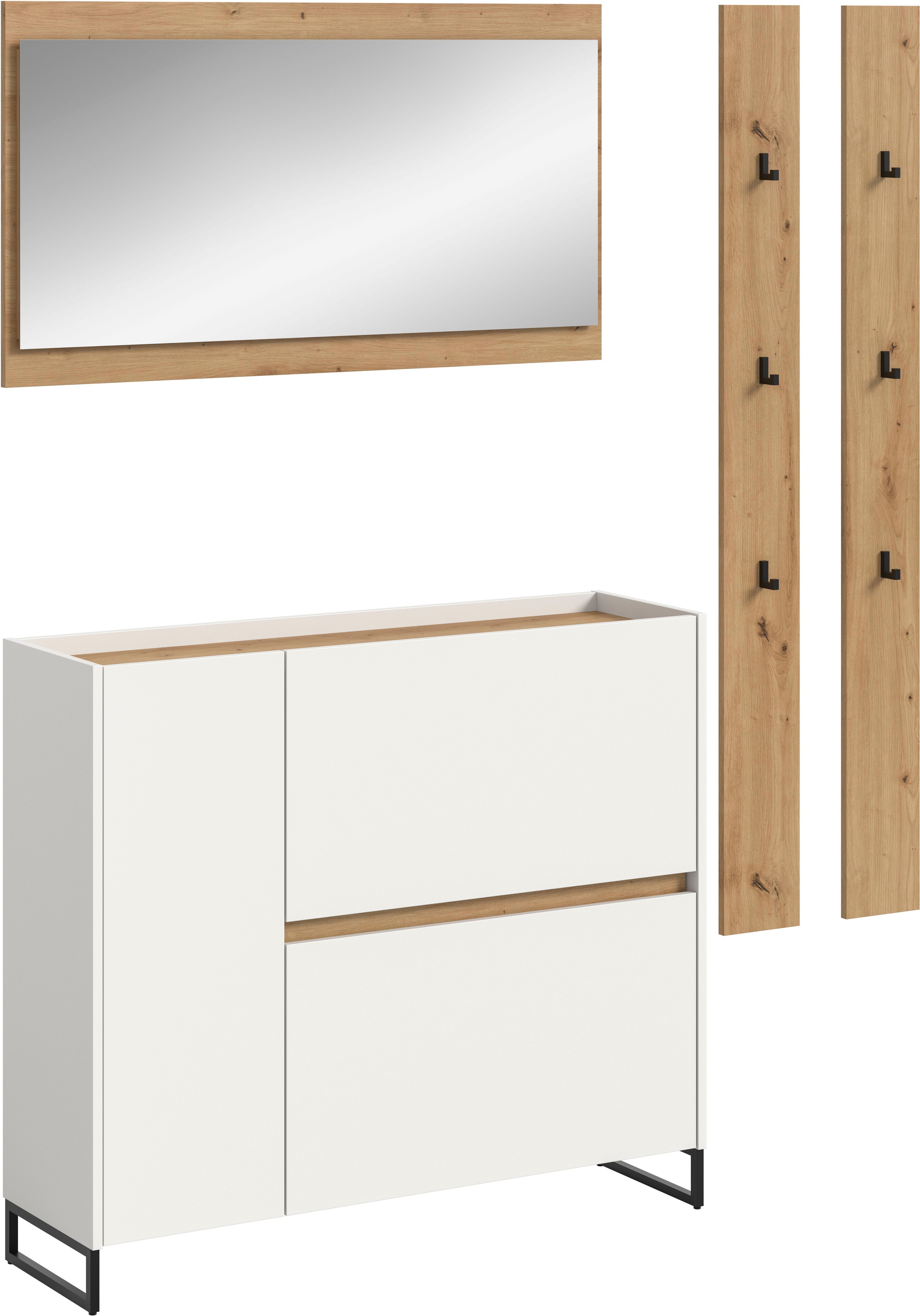 INOSIGN Garderoben-Set »EVRID, 4-teilig, Breite 172 cm, individuell stellba günstig online kaufen