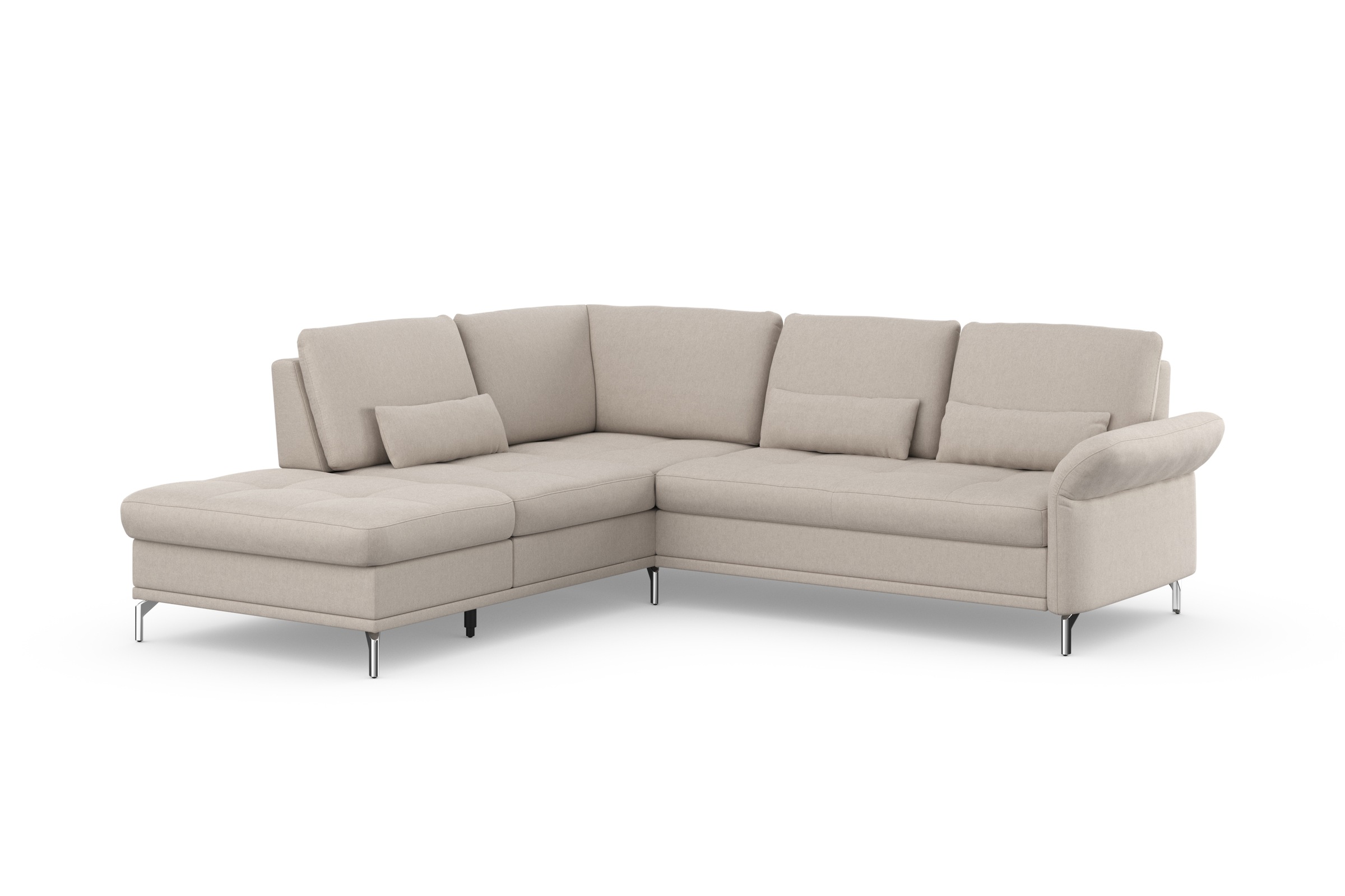 INOSIGN Ecksofa »Palm Beach L-Form« Federkern, mit Sitztiefenverstellung, wahlweise mit Bettfunktion