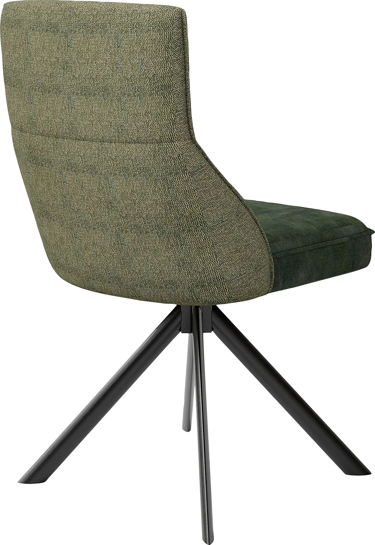 byLIVING Esszimmerstuhl »California«, (Set), 2 St., Samtstoff Velvet-Webstoff, 2er-Set, mit Taschenfederkern, 180 Grad drehbar mit Rückholfunktion