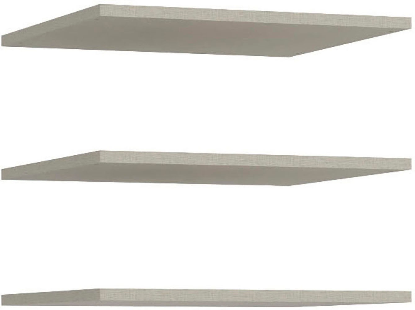 FORTE Einlegeboden Set, 3-er Set, 3 Stk. tlg. Einlegeboden 3er Set, Textilstruktur, Breite 42,2 cm