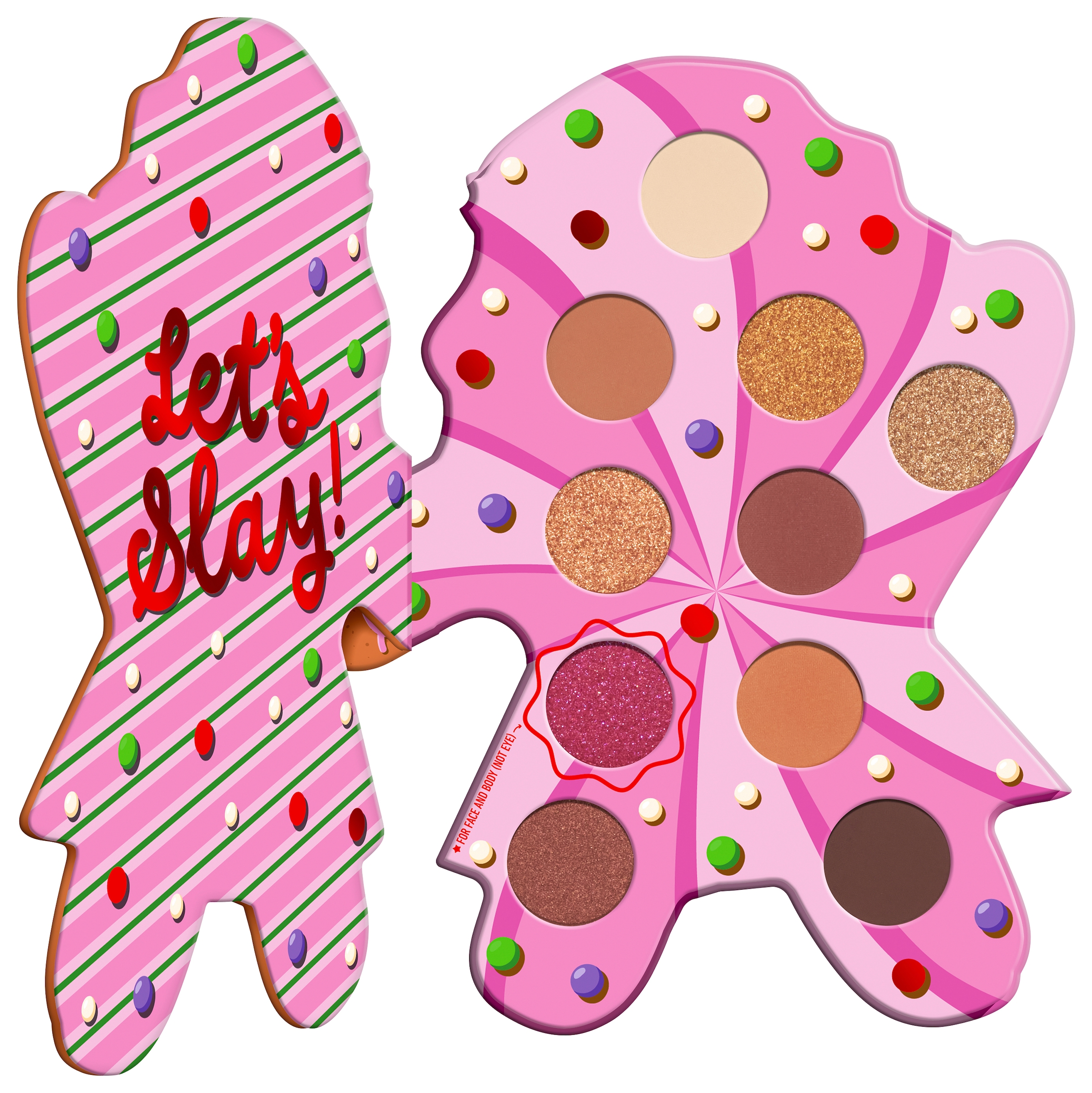 NYX Lidschatten-Palette »NYX Professional Makeup Gingerbraddie Palette«