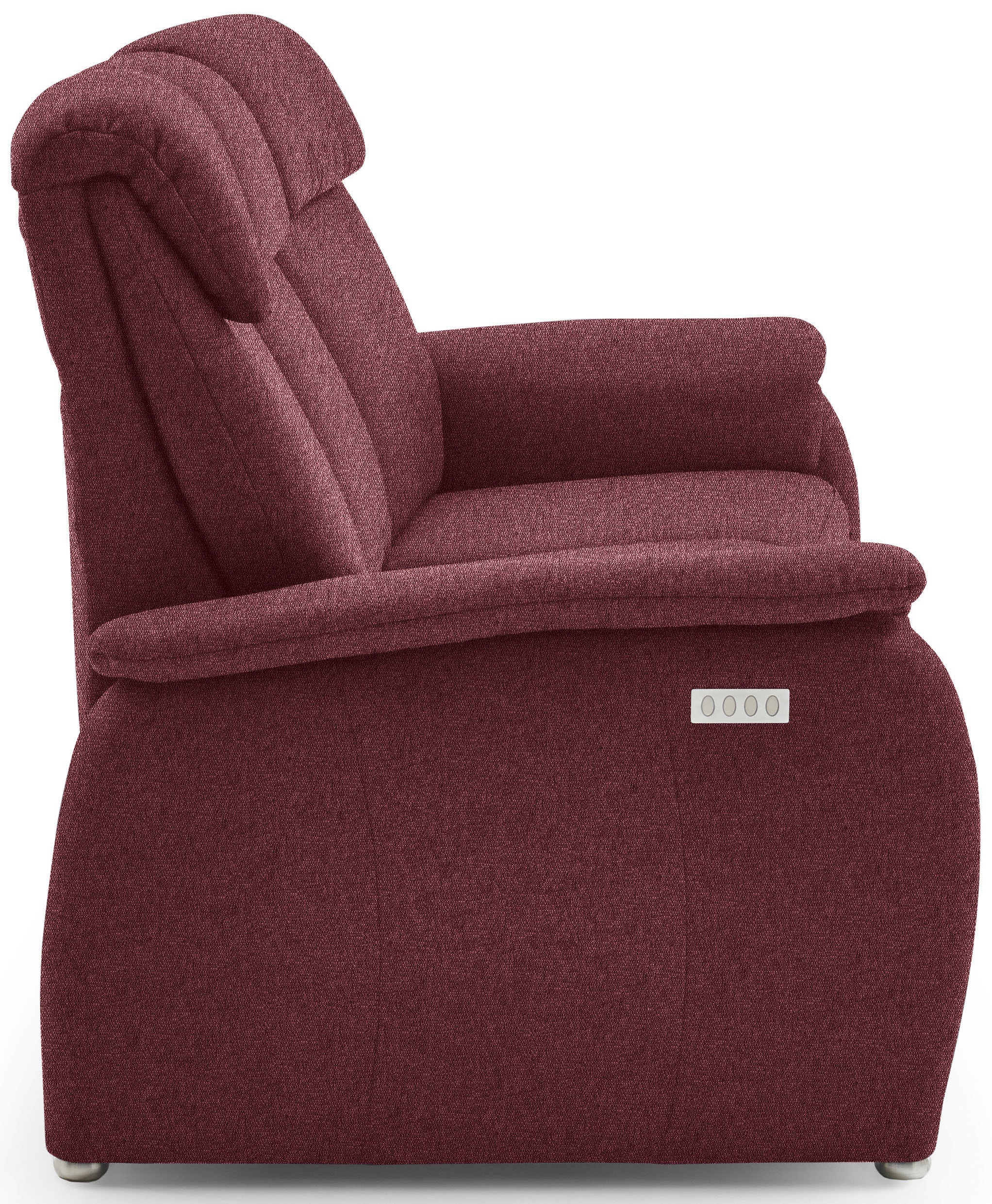 Home affaire 3-Sitzer »Turin mit Steckdose und USB-Port auch in Easy care-Bezug«, 2 x vollmotorische Relaxfunktion, herunterklappbarer Tisch