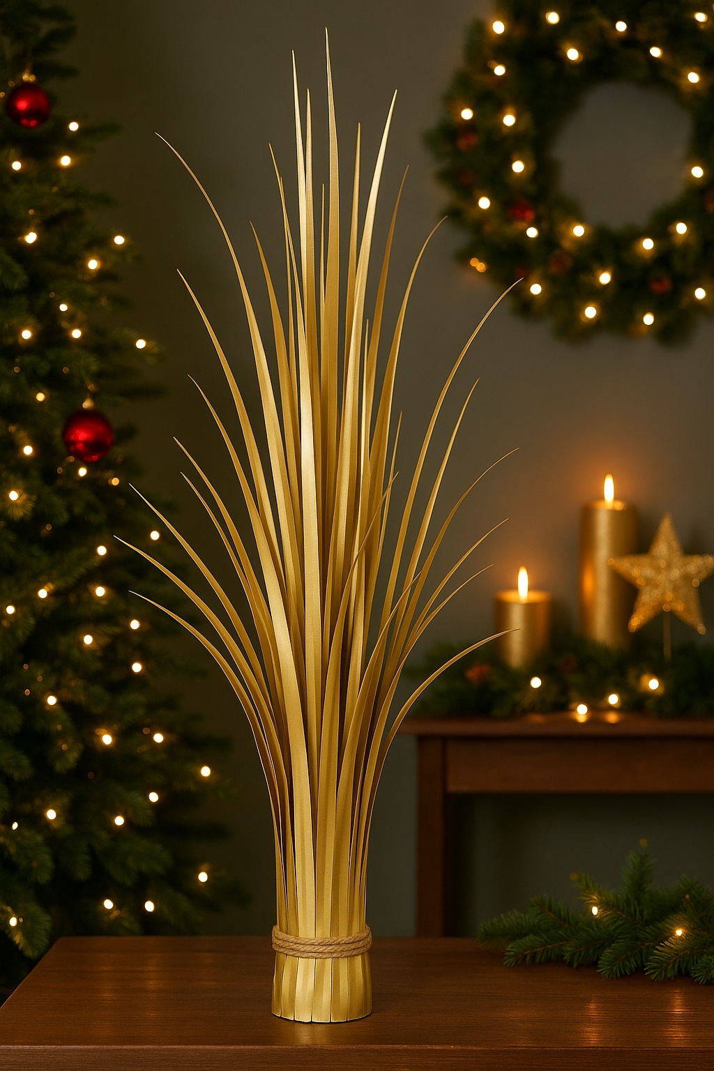 I.GE.A. Kunstpflanze »Grasbündel« Grasarrangement Künstlich Gras Busch Deko günstig online kaufen