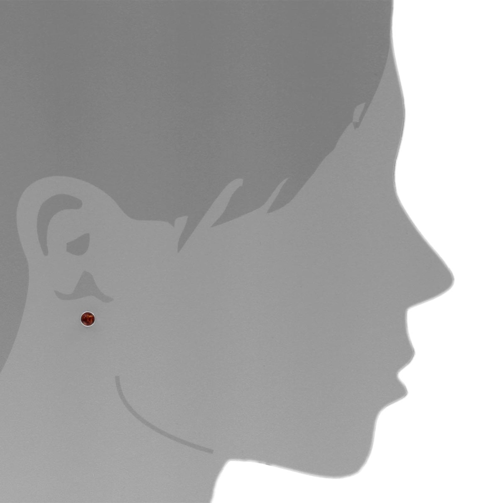 OSTSEE-SCHMUCK Paar Ohrstecker »Ostsee-Schmuck Ohrstecker Classic 5 mm Ohrstecker Classic 5 mm«, (2 tlg.)
