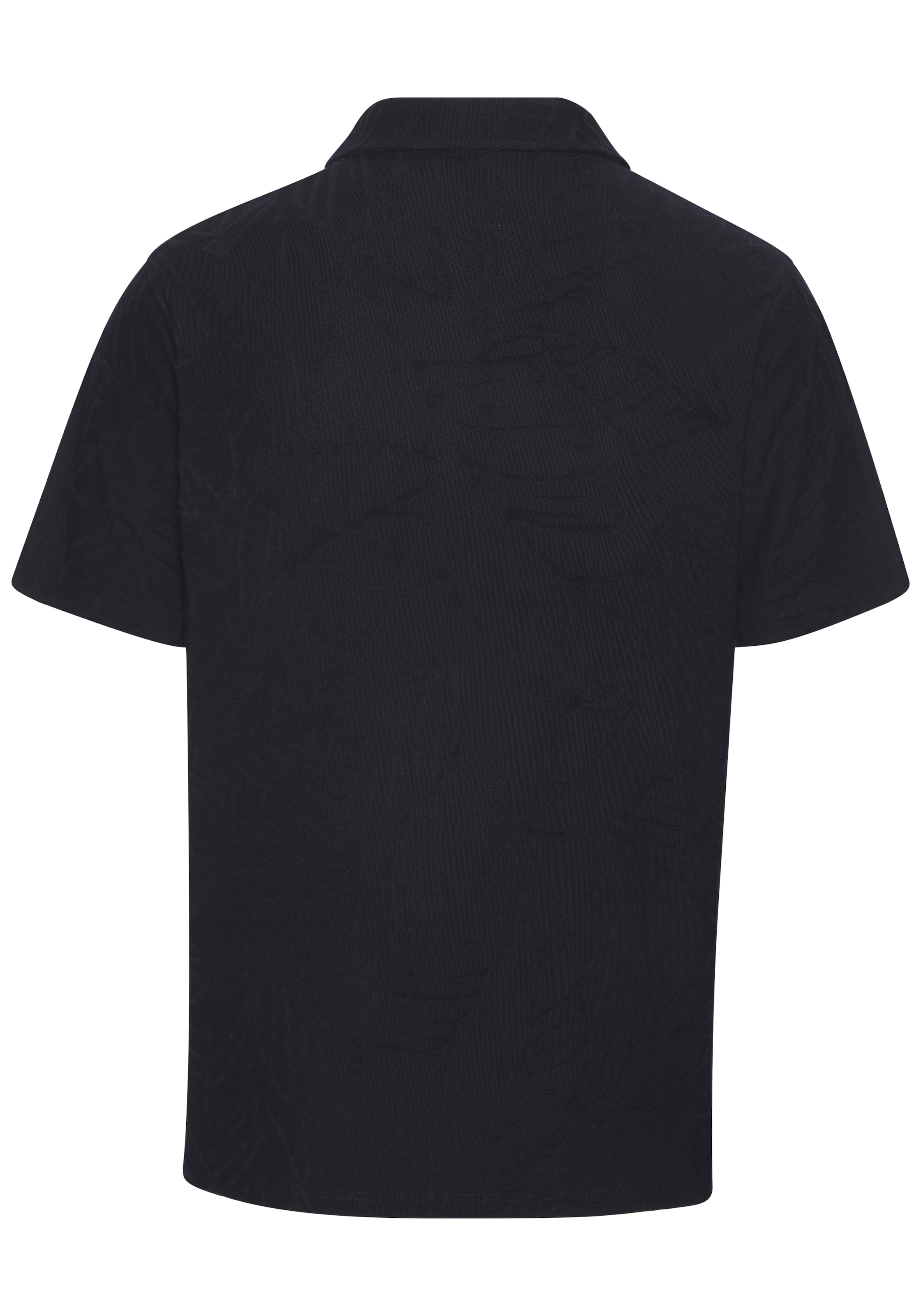 Beachtime Poloshirt », T-Shirt mit Kragen« neue Strukturqualität im Blätter-Design
