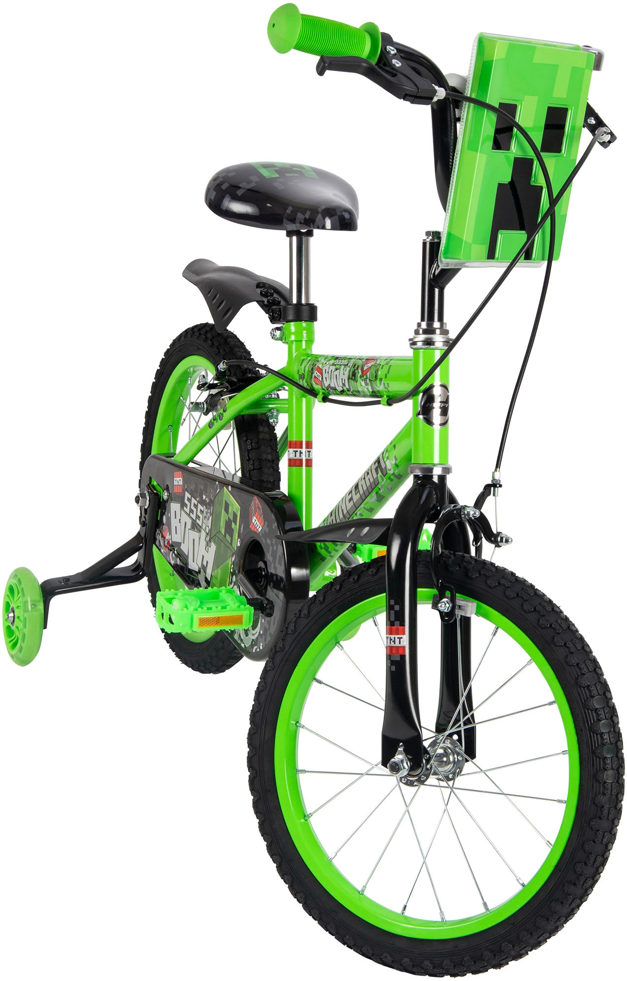 Huffy Kinderfahrrad »Minecraft Kinder 16 Zoll Fahrrad«