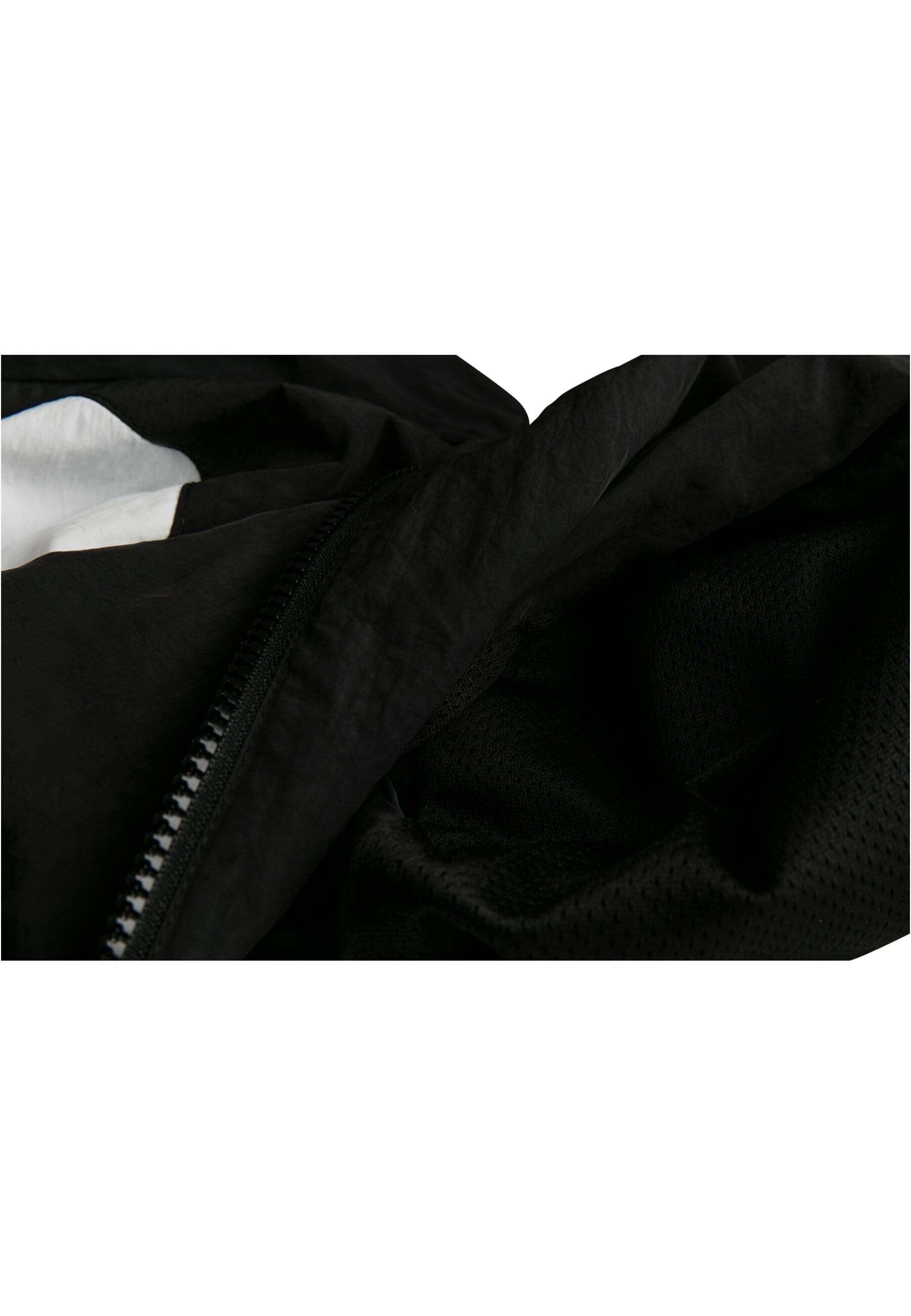 URBAN CLASSICS Allwetterjacke »Urban Classics Herren Crinkle Panel Track Jacket« 1 Stk. tlg. mit Kapuze