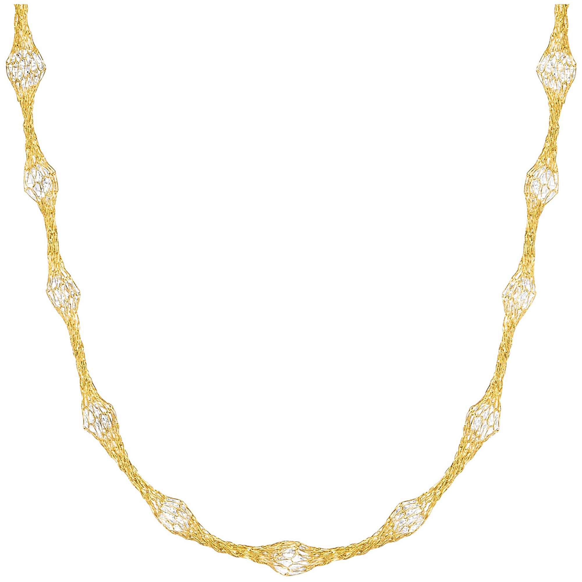 Julie Julsen Collierkettchen »925/- Sterling Silber vergoldet 27 Zirkonia«