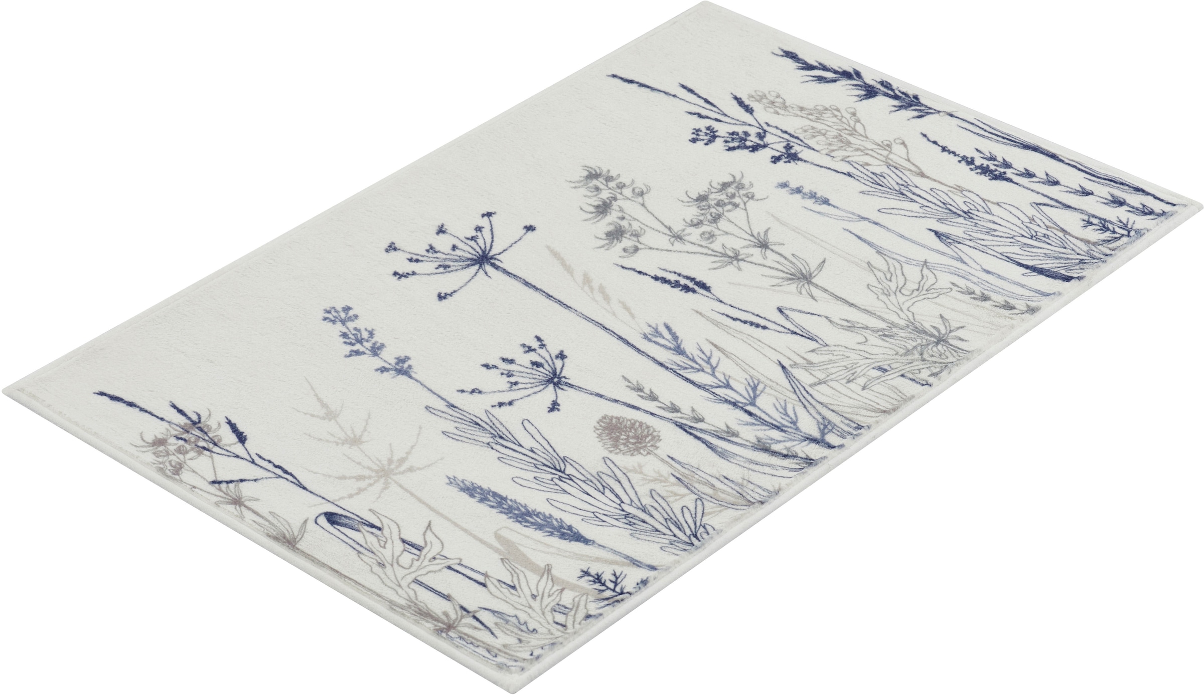 Kleine Wolke Badematte »Savannah«, rutschhemmend beschichtet, fußbodenheizungsgeeignet, Badteppich, bedruckt, Gräser Design