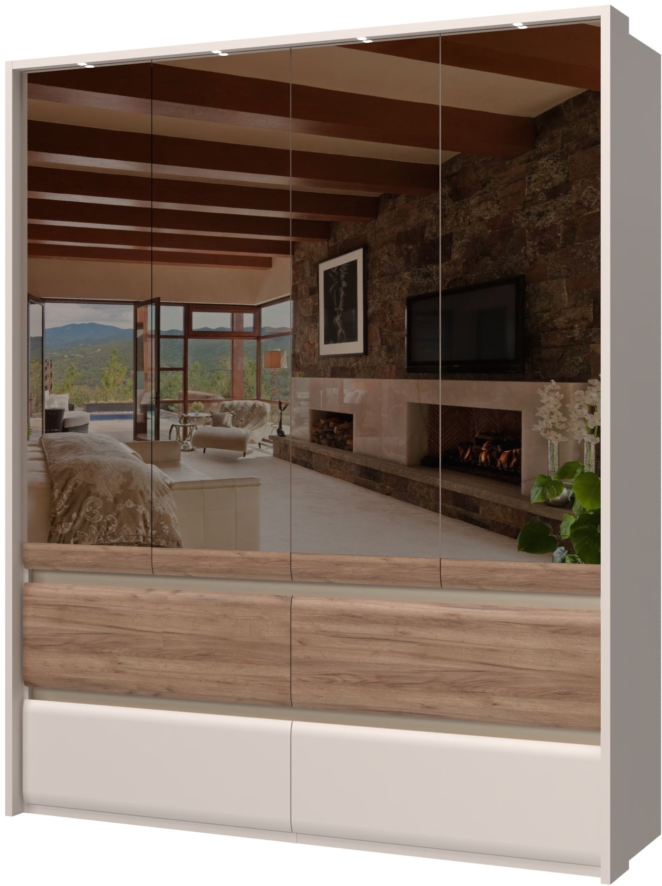 OTTO home Kleiderschrank "Invictus, UV lackiert, FSC-zertifiziert, grifflos günstig online kaufen