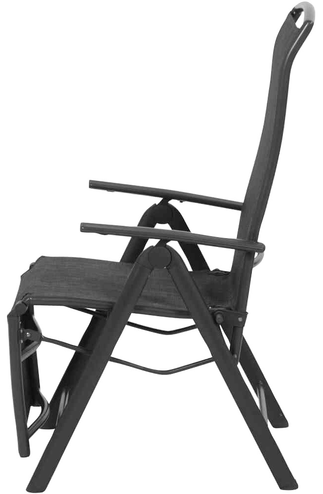 Siena Garden Gartensessel »Livorno SET 4x Relax anthrazit«, (Set, 4 St.)
