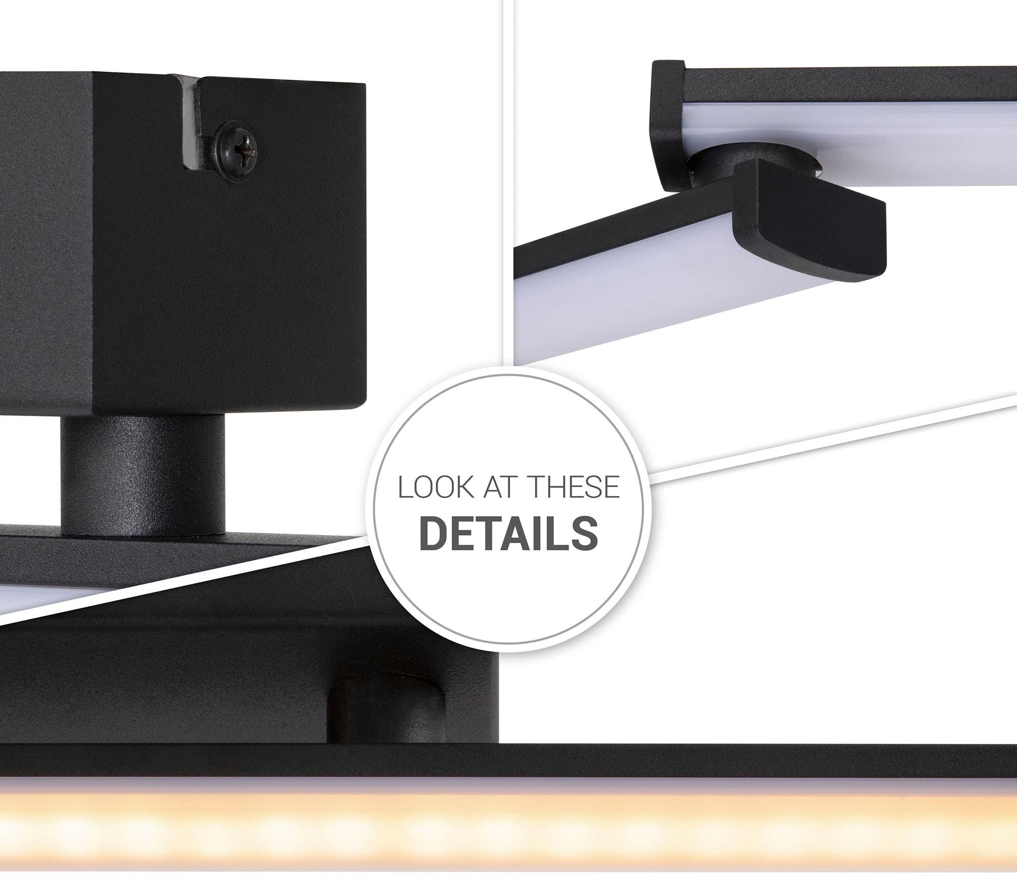 Paco Home Deckenleuchte »DAVE« Warmweiß