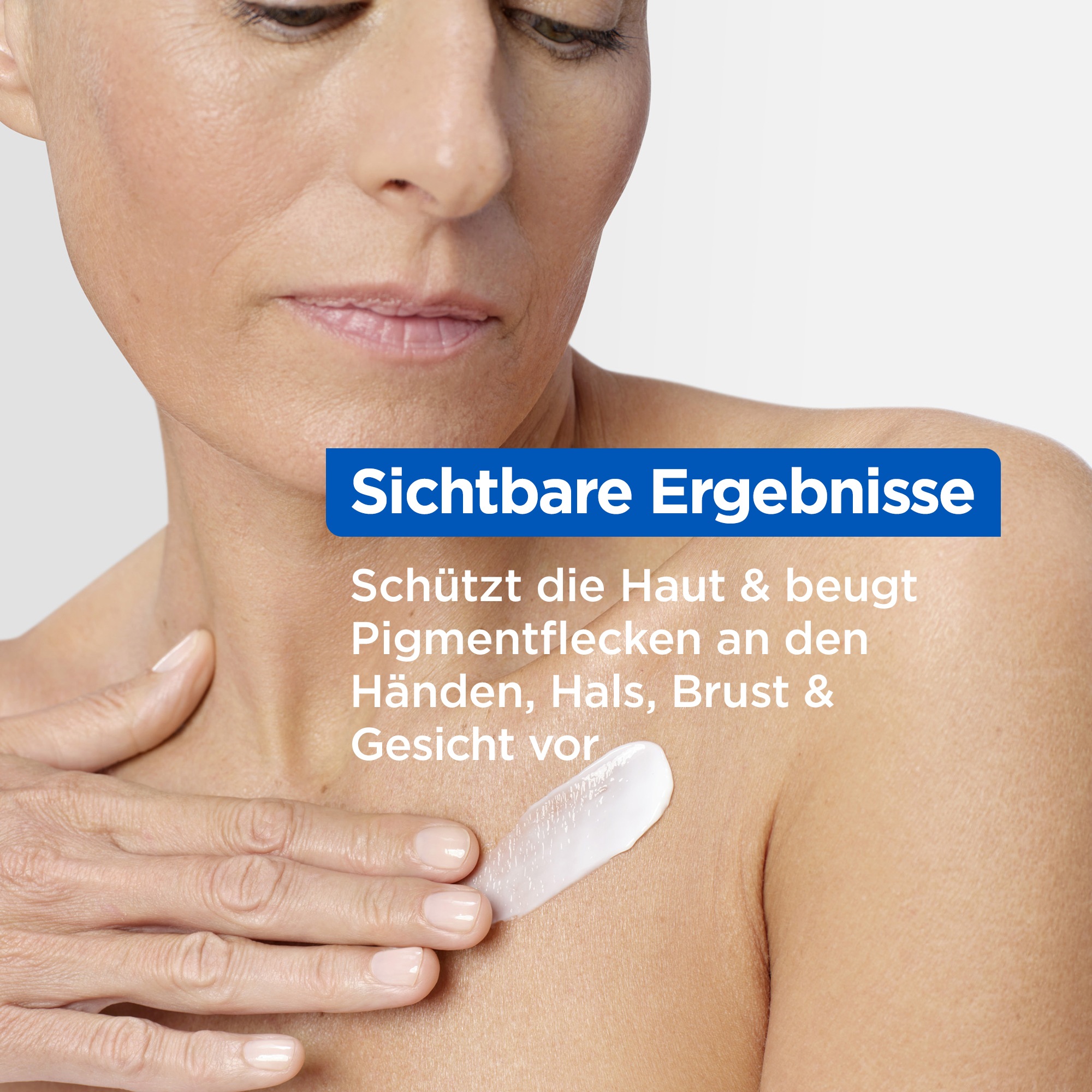 Mixa Körpercreme »Mixa Niacinamide Bright Creme LSF 50«, Mildert sonnenbedingte Pigmentflecken, versorgt trockene Haut.