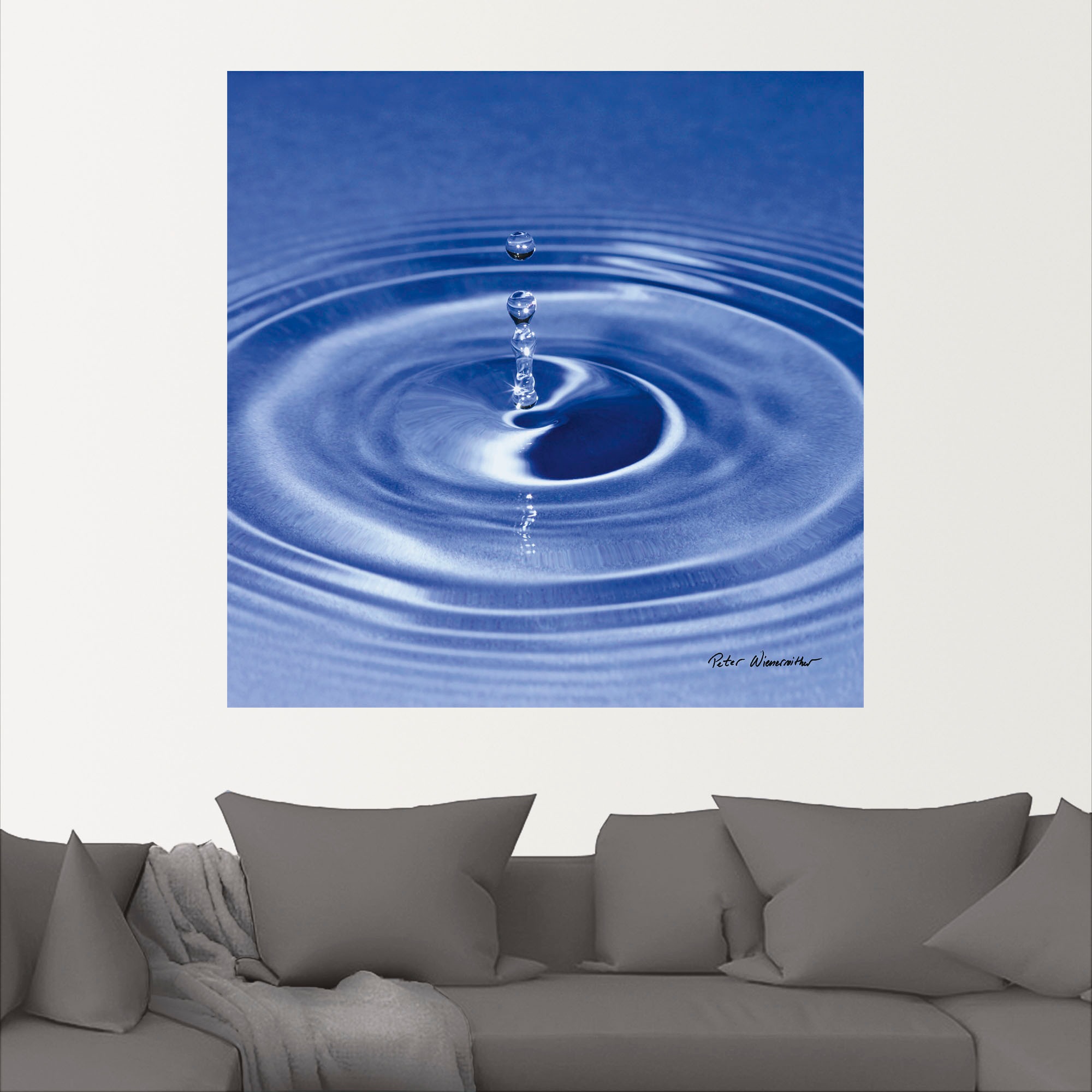 Artland Wandfolie »Wassertropfen«, Zen, (1 St.), selbstklebend
