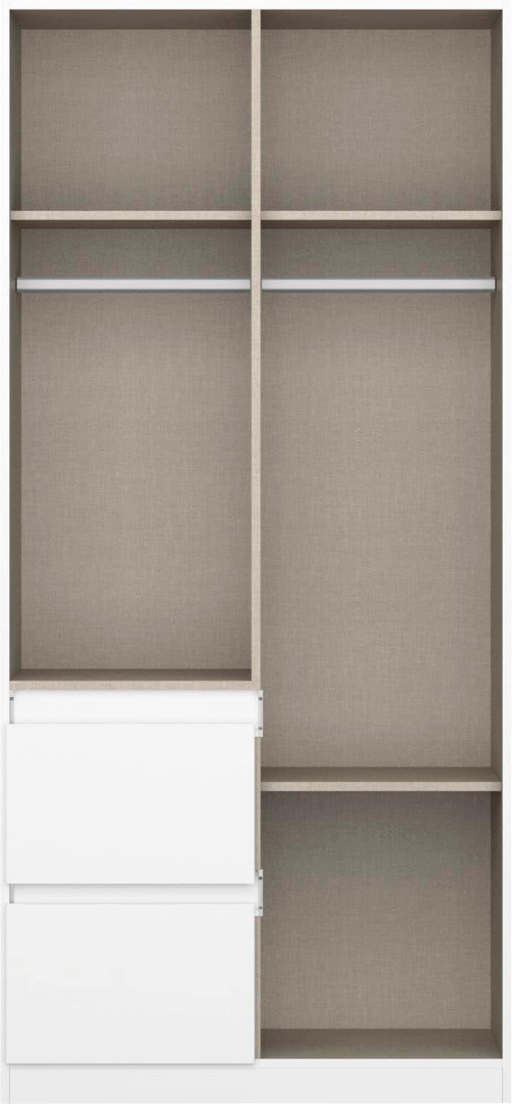 rauch Schrank-Set »Kleiderschrank Schrank Garderobe Wäscheschrank Ankleide NIDDA« Set, Größe 208x163 cm, 