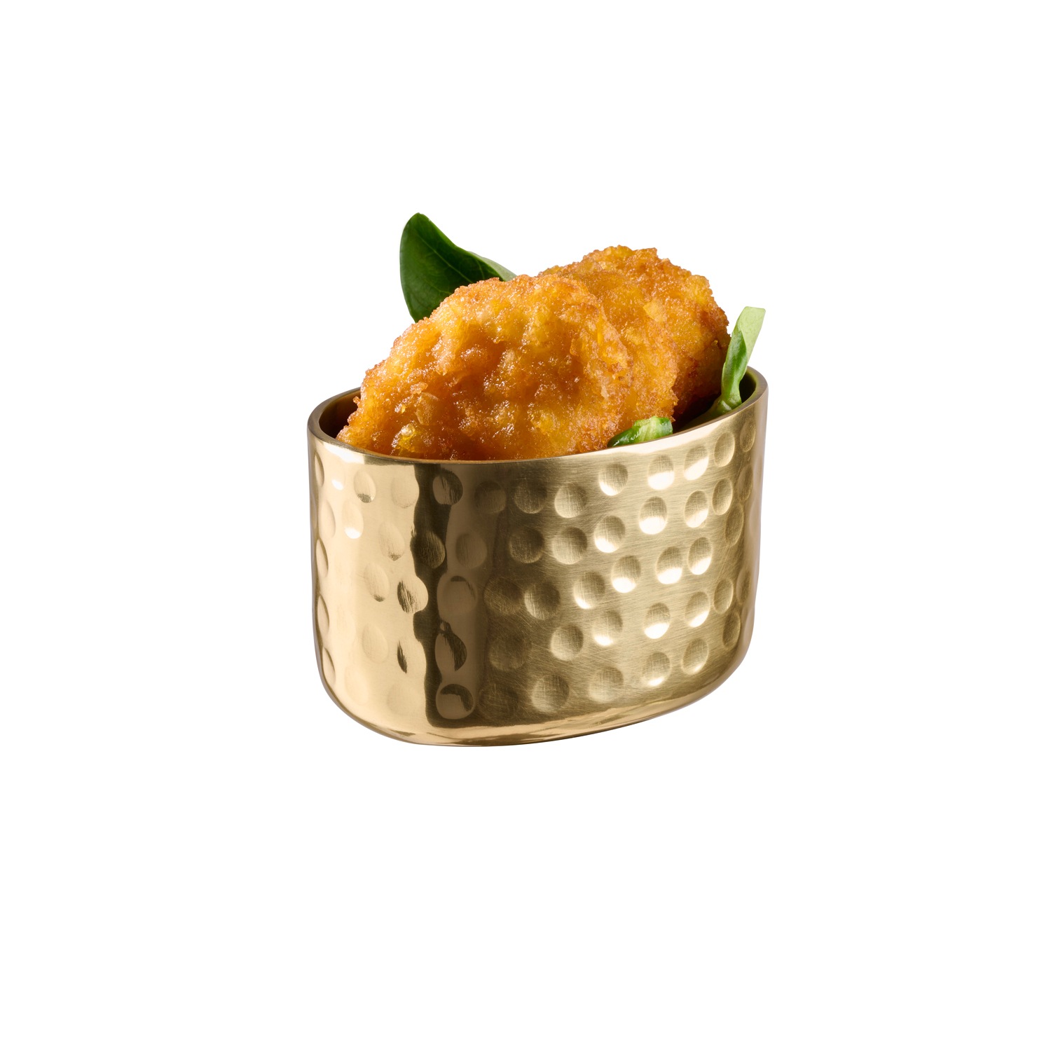 APS Dipschale »CRAFT, Aluminium, 8,5 x 6,5 cm« 1 tlg. aus Melamin Aluminium Dipschale gehämmert, robust, leicht und kompakt