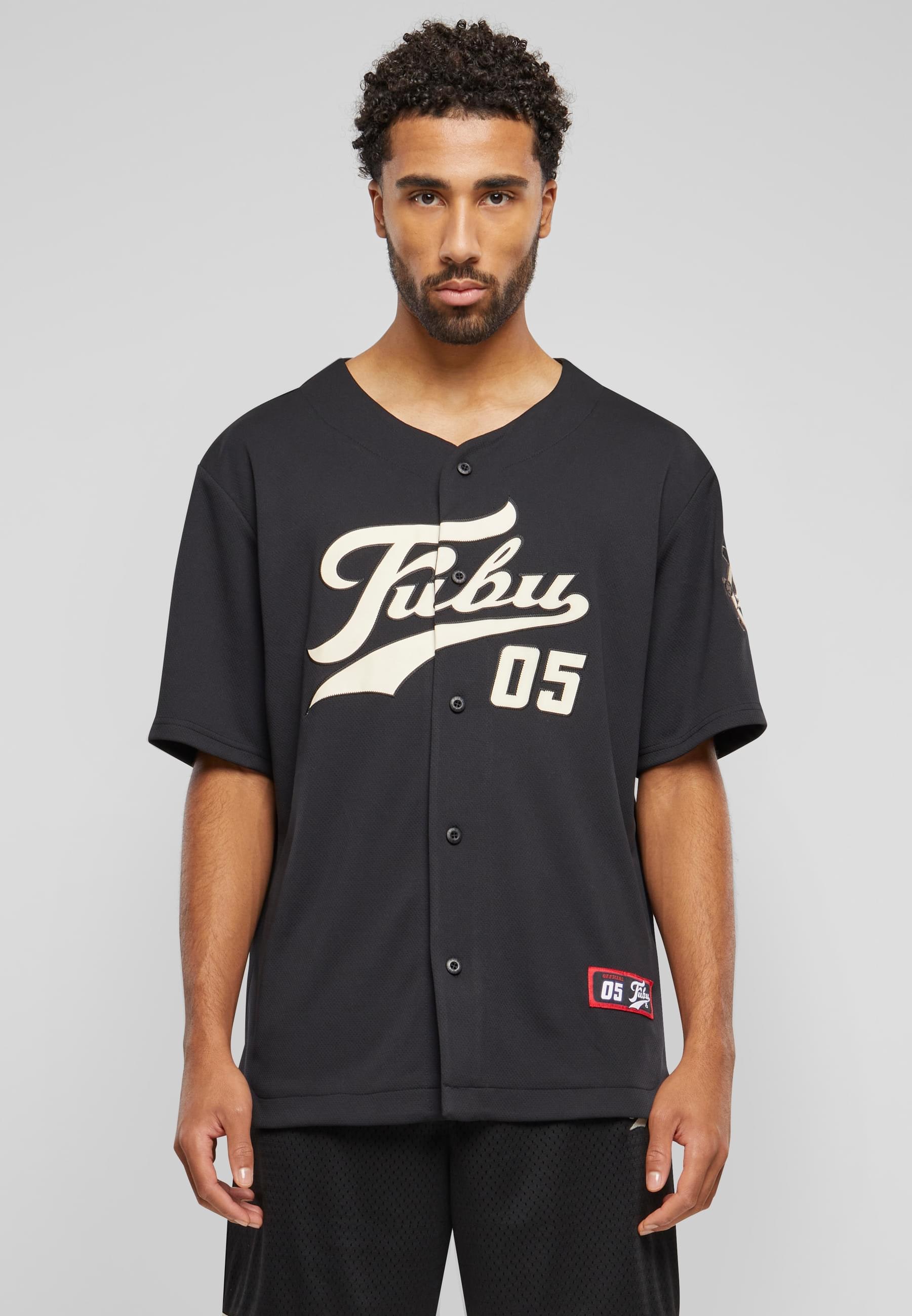 Fubu T-Shirt »Fubu Herren FM241-007-2 Fubu Varsity Baseball Jersey« 1 Stk.