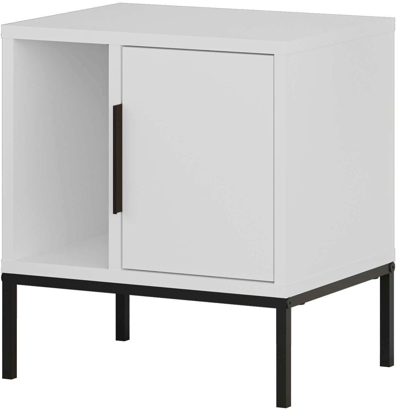 Decortie Nachttisch »GLYNN NACHTTISCH MIT U FEET«, (Packung, 1 St.), Leicht günstig online kaufen