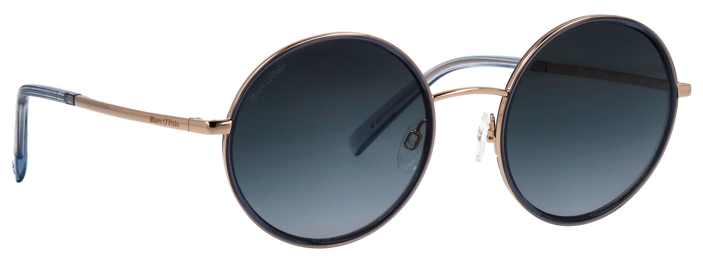 Marc O'Polo Sonnenbrille »Modell 508001« Form Rund, Logoschriftzug auf Bügel, Kombifassung