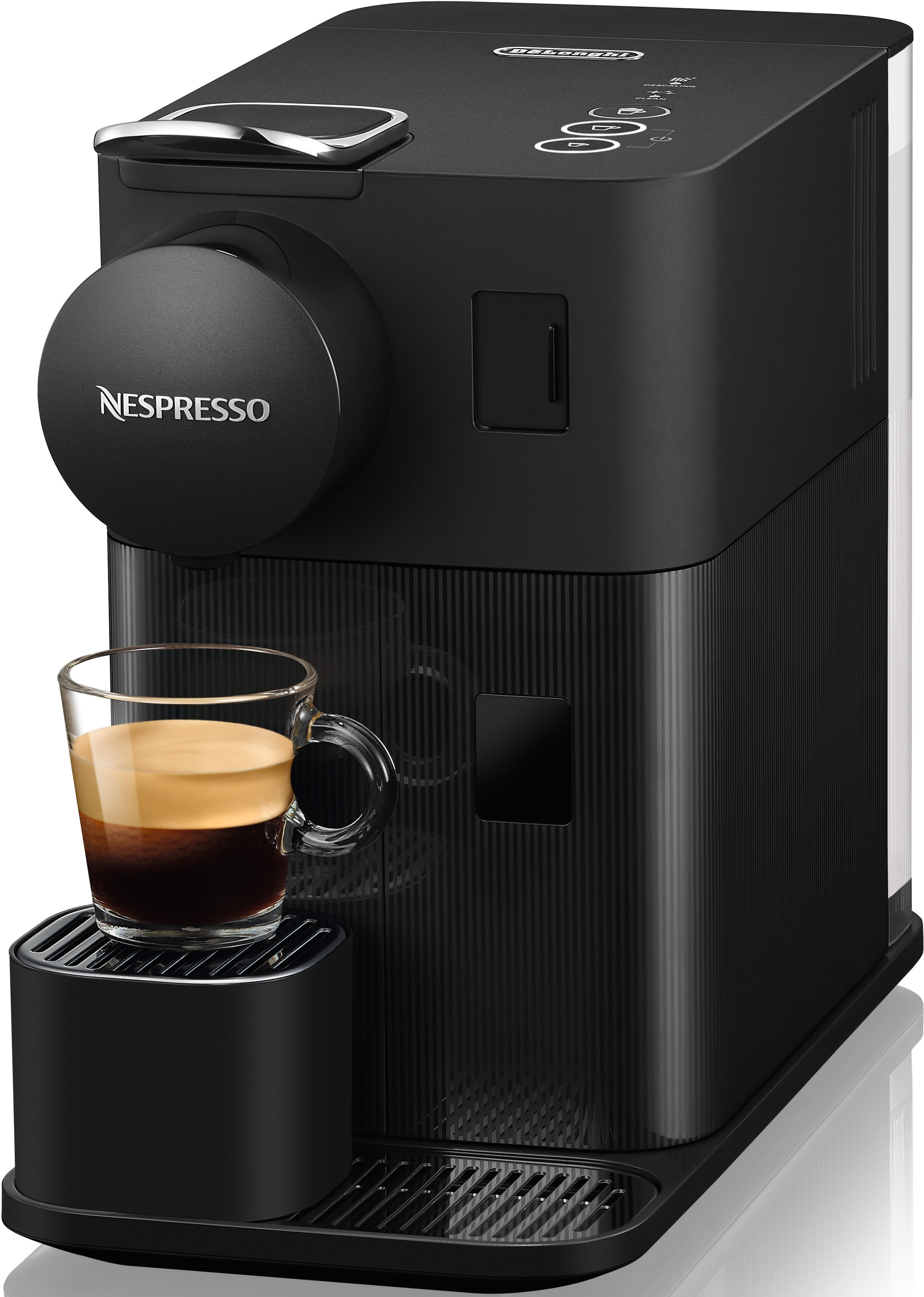 Nespresso Kapselmaschine Willkommenspaket Black«, von kaufen 7 DeLonghi, »Lattissima inkl. EN510.B Kapseln One mit