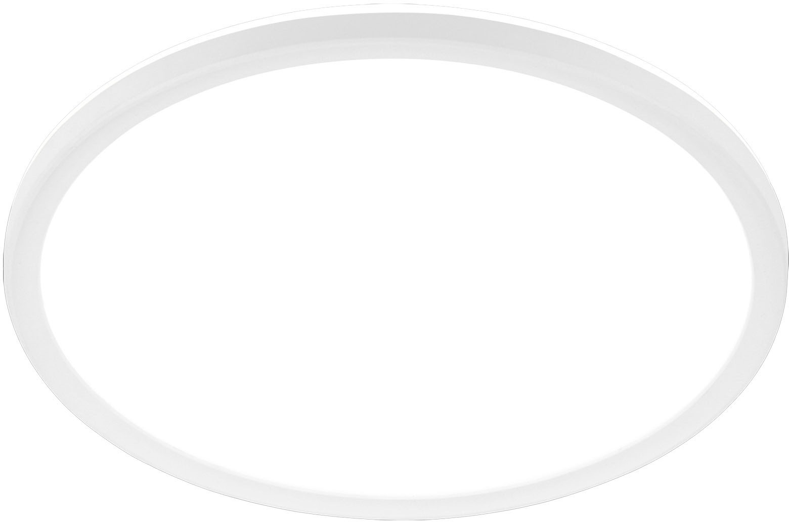 Briloner Leuchten LED Panel »3428016 SLIM«, Leuchtmittel LED-Board | LED fest integriert, ultraflach, mit Backlighteffekt, weiß, 48 cm