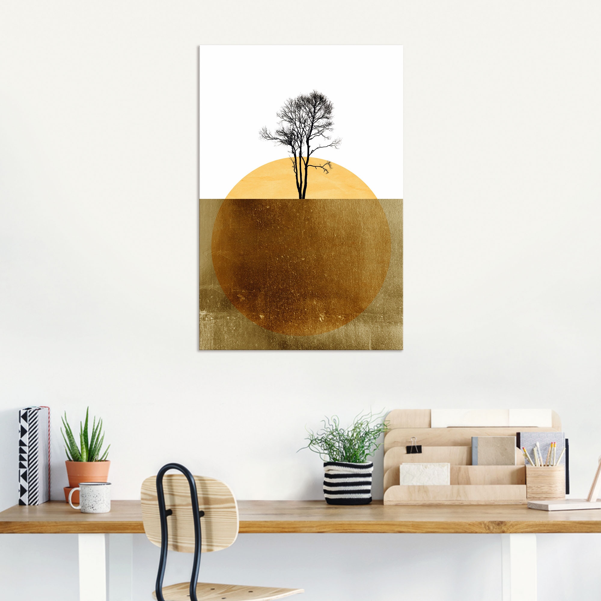 Artland Wandbild »Goldener Ozean«, Meer Bilder, (1 St.), als Alubild, Outdoorbild, Leinwandbild, Poster in verschied. Größen