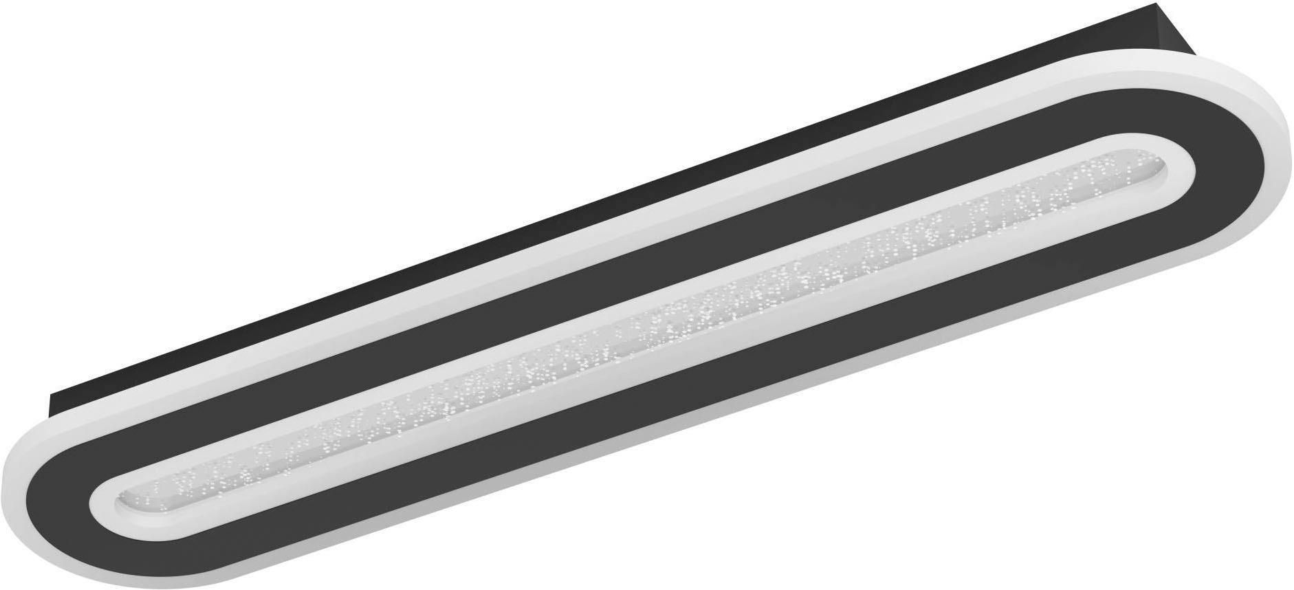 EGLO Deckenleuchte »Macchioni Deckenlampe, Küchenlampe aus Metall und Kusnt günstig online kaufen