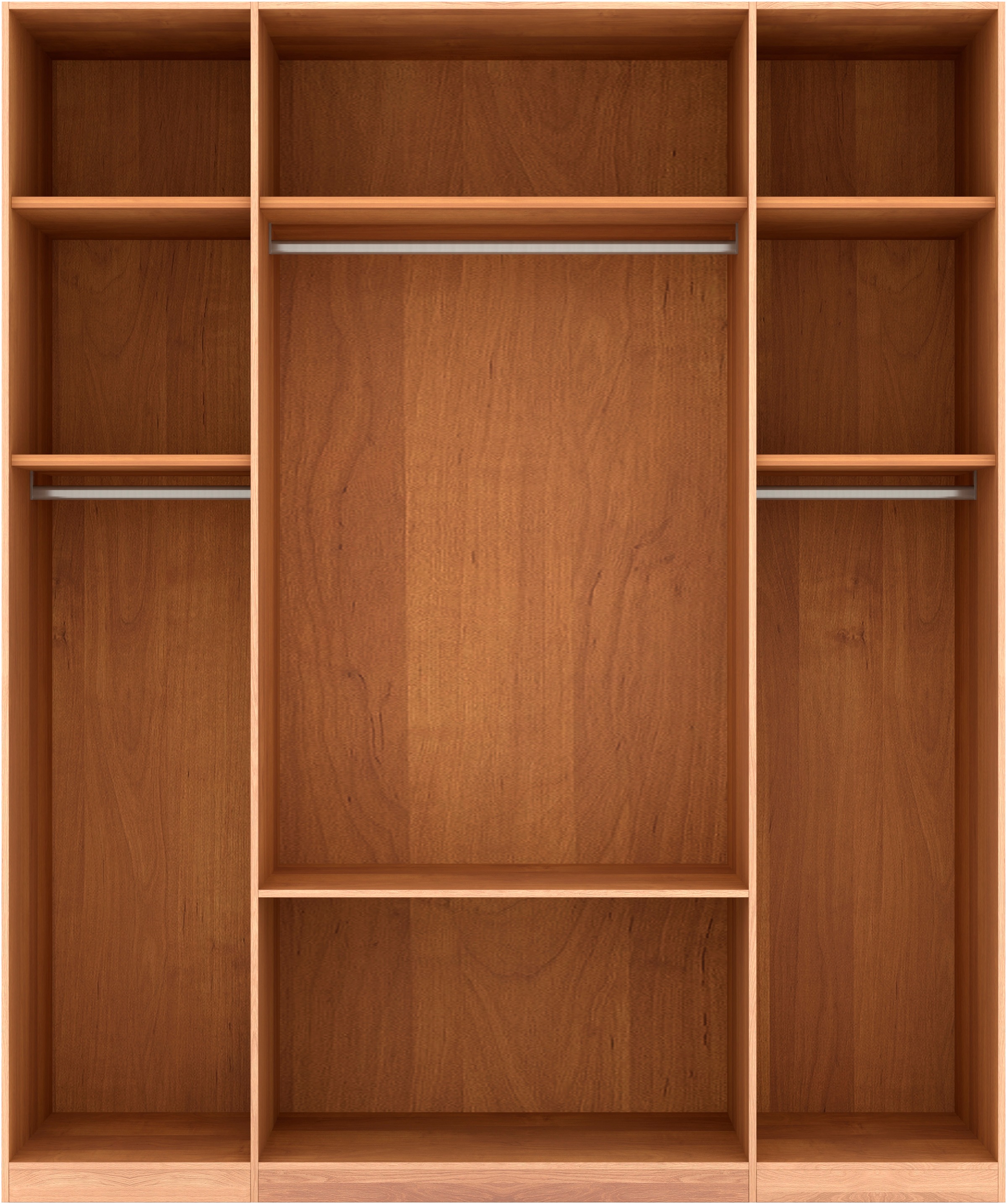Musterring Drehtürenschrank »Sorrent, Kleiderschrank, teilmassiv Eiche«, (mit Türdämpfern, mit Schubladen, extra Böden, MADE IN GERMANY), Türen in Eiche massiv und als Parsol-Bronze-Spiegel, mit Schubkästen