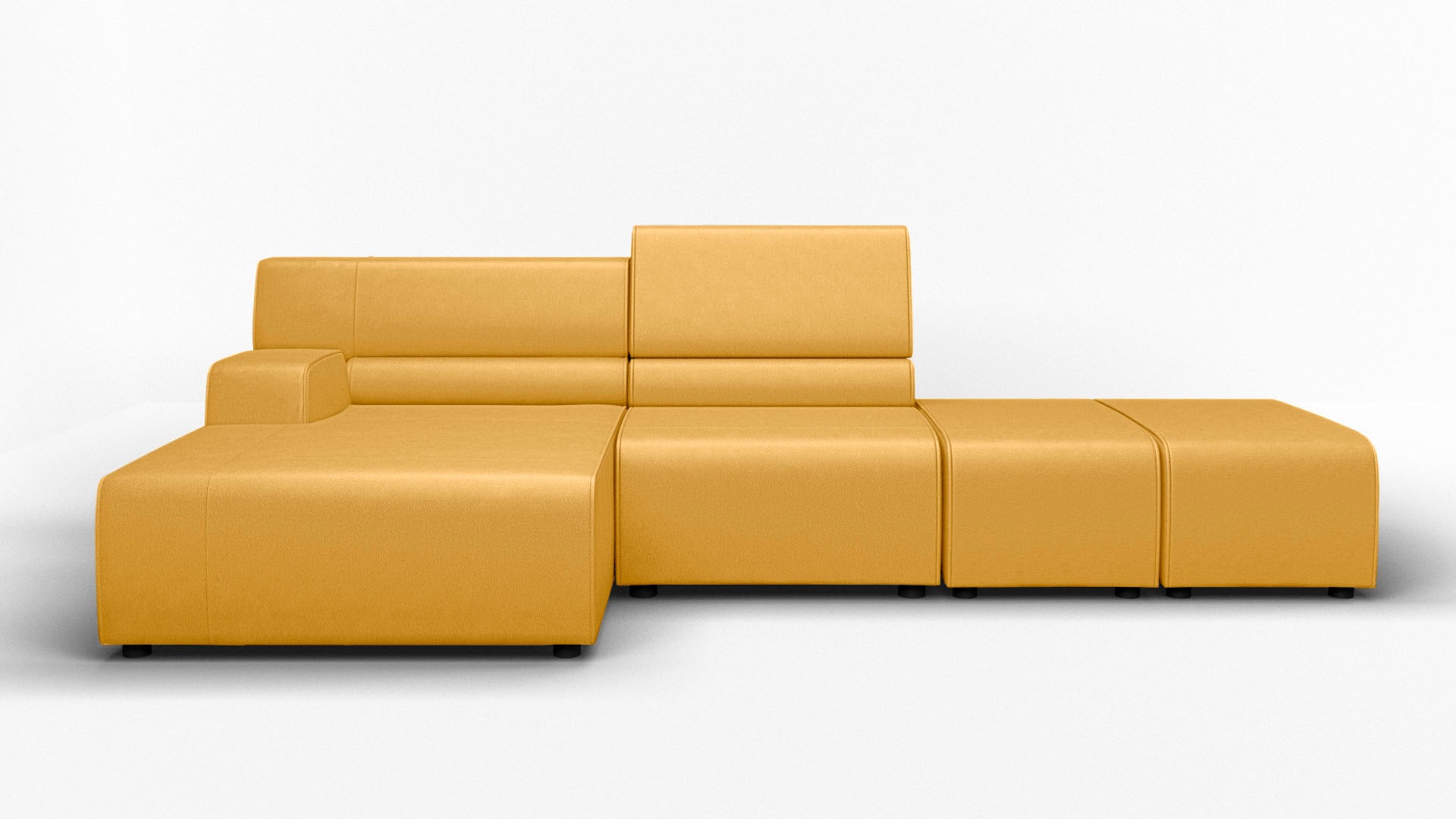 Egoitaliano Ecksofa »Babouche, Designsofa mit außergewöhnlichem Sitzkomfort günstig online kaufen