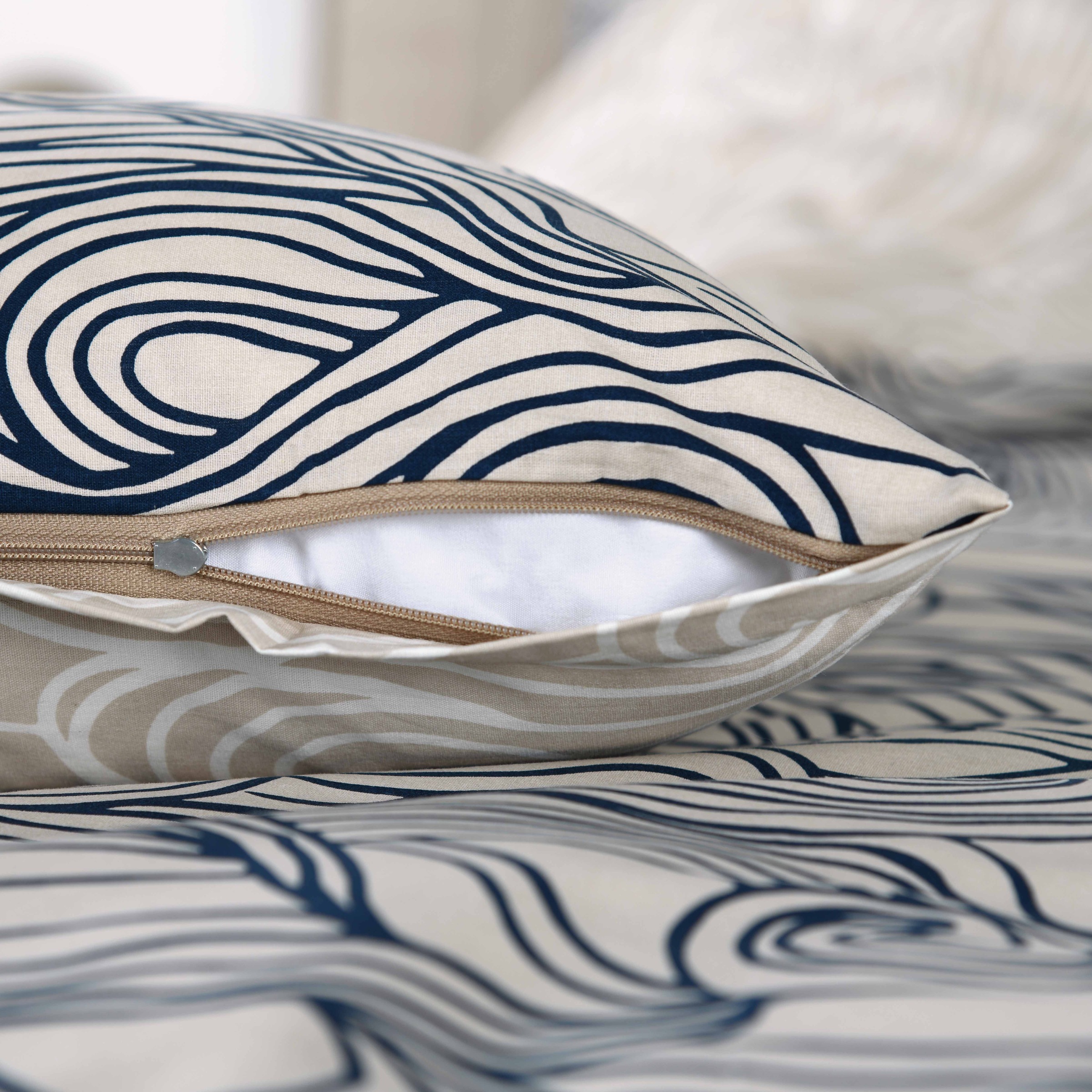 TOM TAILOR HOME Kissenbezüge »WAVES« new bedroom, gewebtes Label