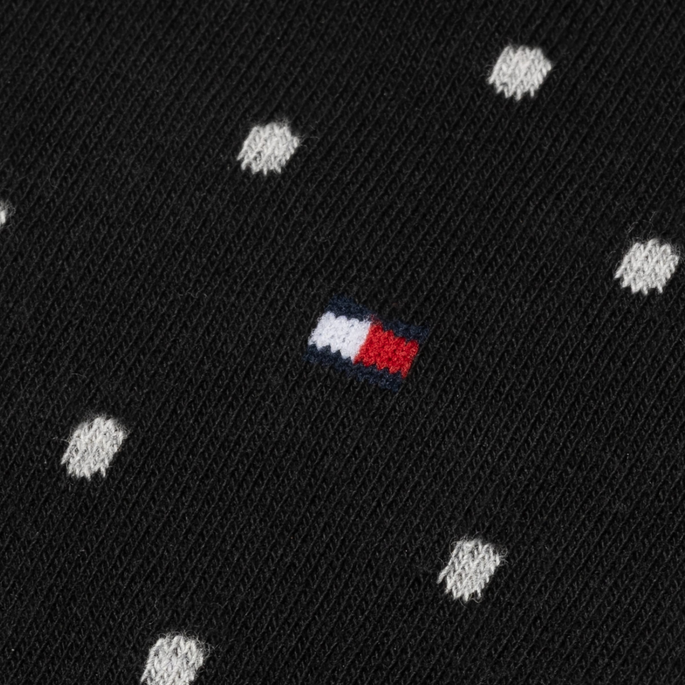 Tommy Hilfiger Socken »TH WOMEN SOCK DOT«, (2 Paar), mit feinem Rippenbündchen und Logostickerei