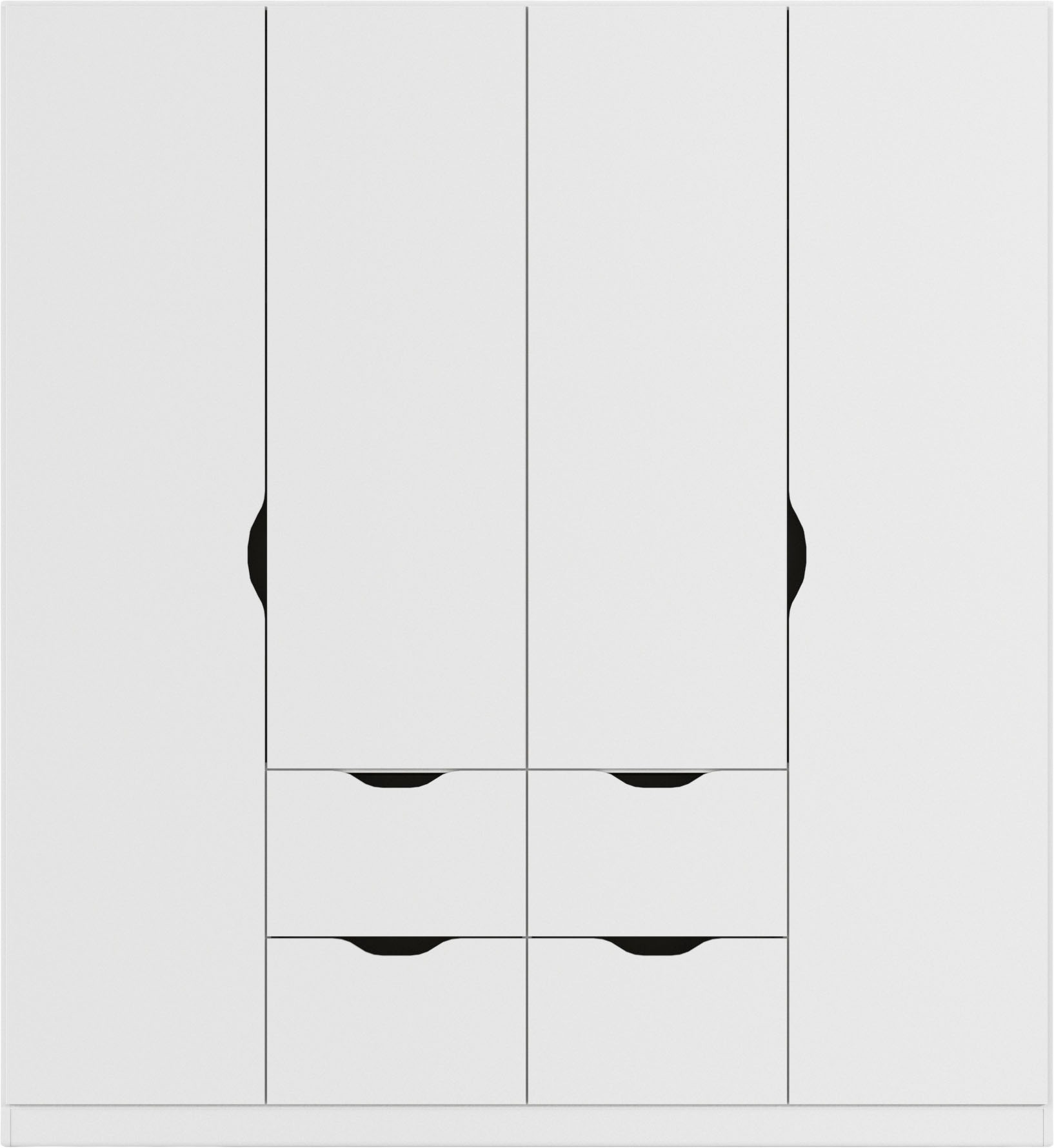 rauch Kleiderschrank »Freiham« mit Griffmulden und Schubkästen günstig online kaufen