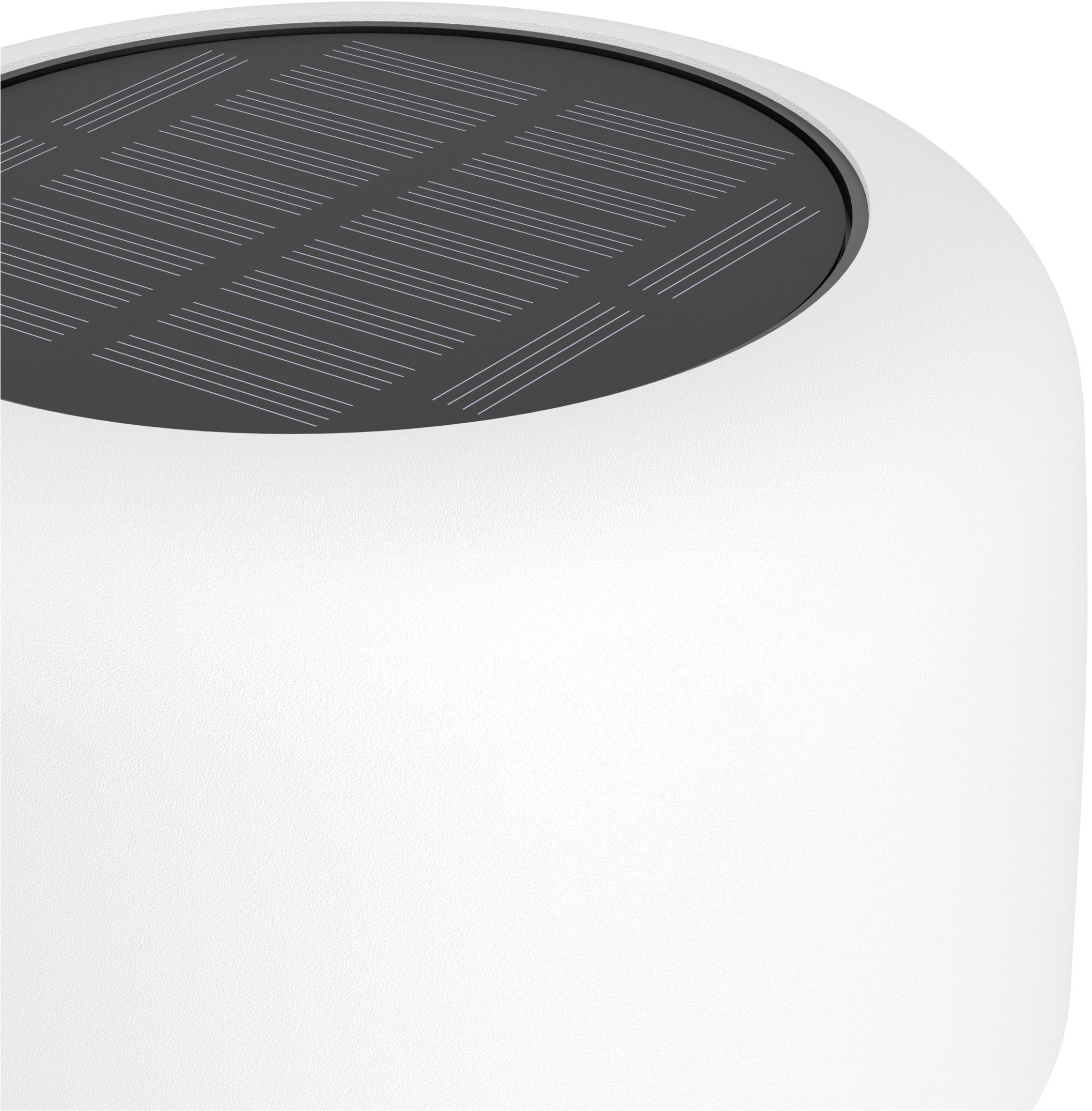 EGLO Tischleuchte »ROCCANOVA Tischlampe - Stahl - SOLAR-LED - 2,8W - IP44« LED-Modul 1 Stk. Warmweiß Solarleuchte, Außentischleuchte, Akku, Leselampe, H30 x Ø13,5 cm