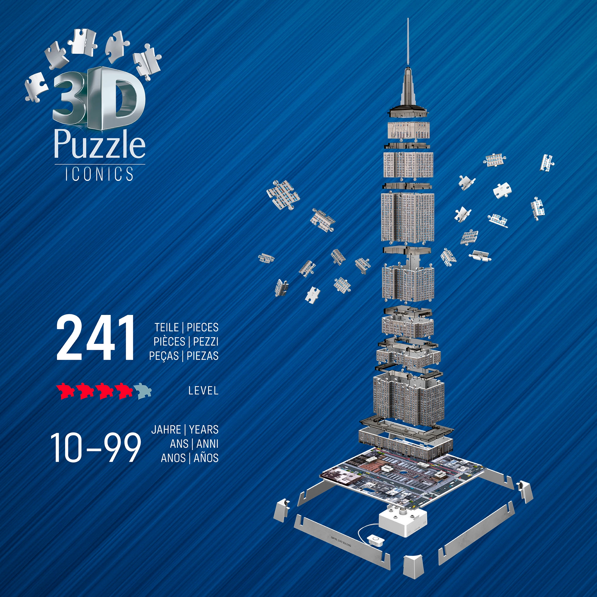 Ravensburger 3D-Puzzle »Iconics: Empire State Building - mit Licht«, Made in Europe