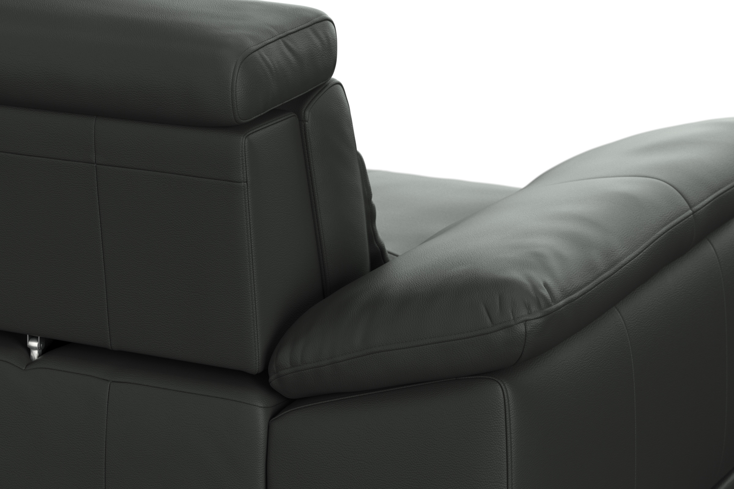sit&more Ecksofa »Cabrio L-Form, mit Sitztiefenverstellung, Arm- und Kopfteilverstellung«, 3 Nierenkissen, Federkern, optional Bettfunktion und Stauraum